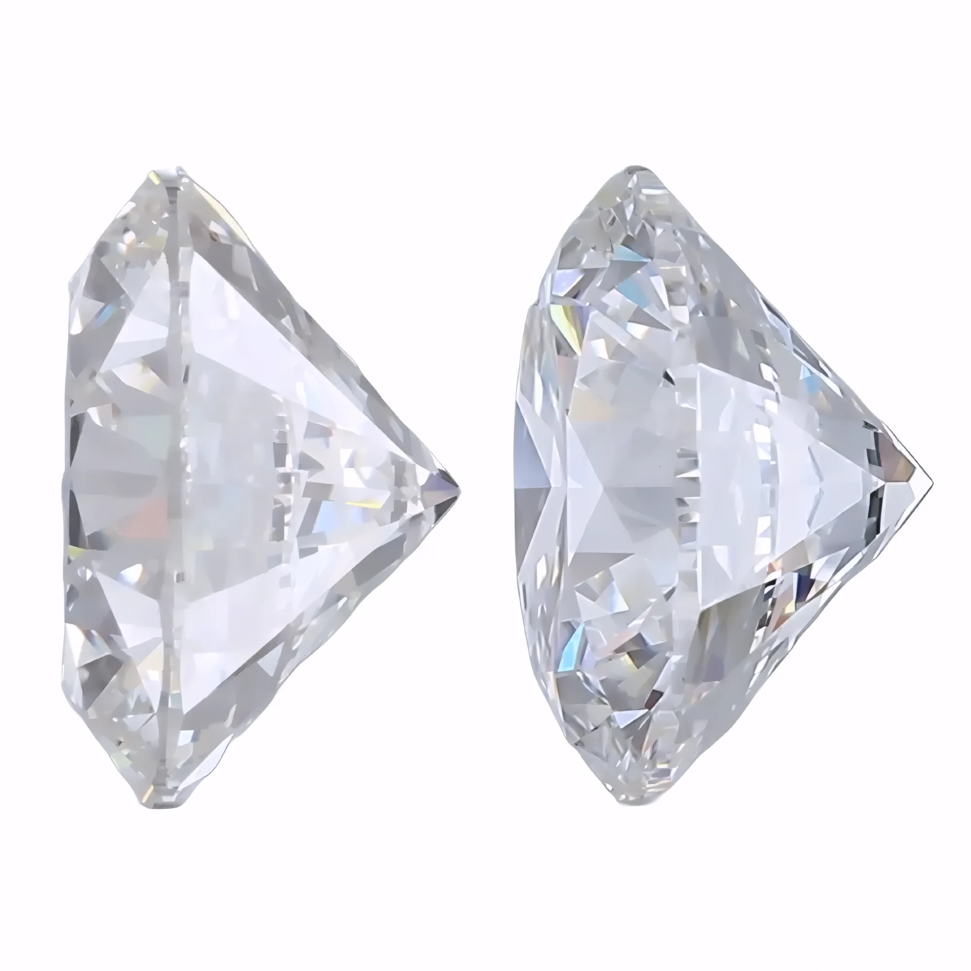 Solitairekart 2+2 Carat D Color, VS1 Clarity Combo Lab Grown Diamond For Studs