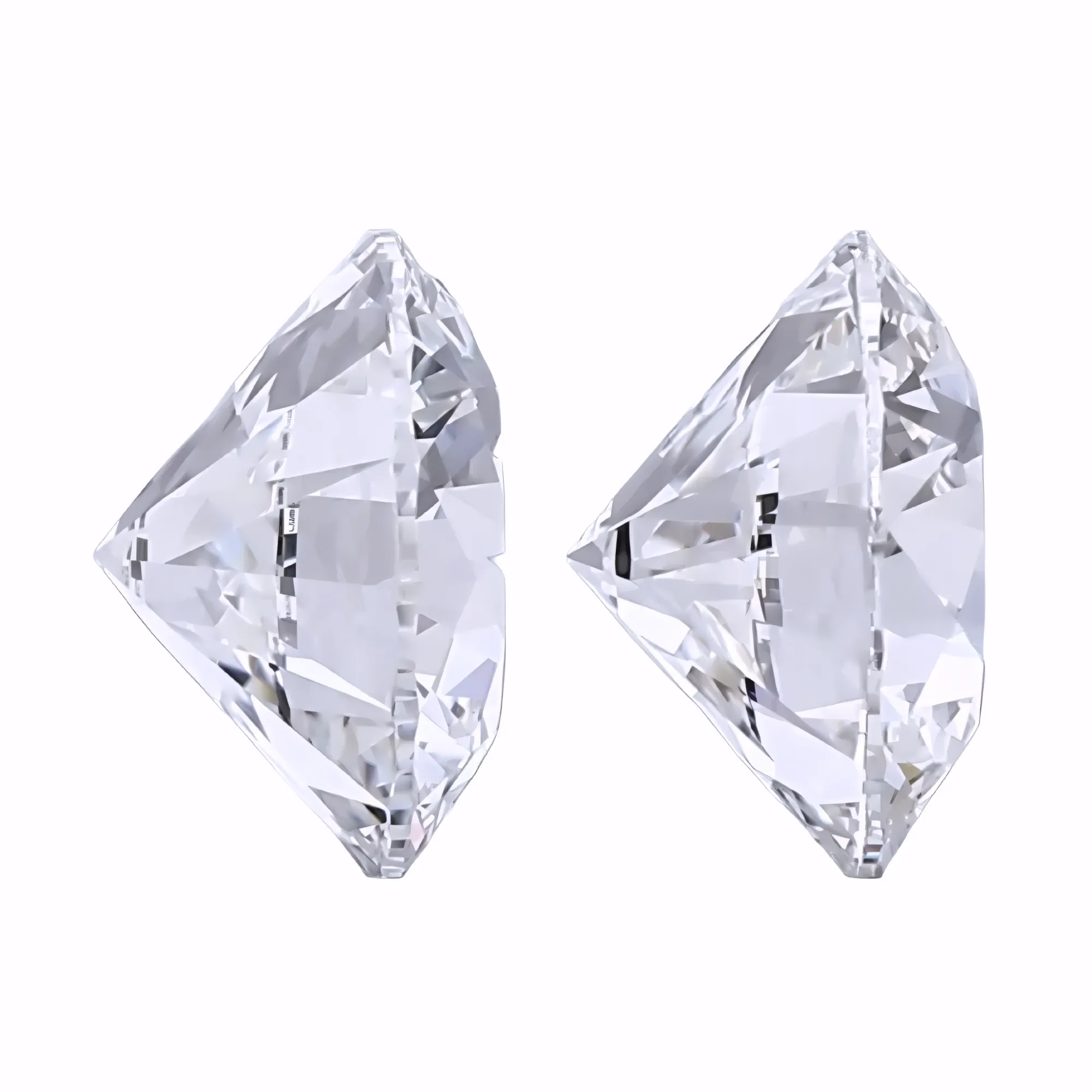 Solitairekart 1+1 Carat E Color, VS1 Clarity Combo  Lab Grown Diamond For Studs