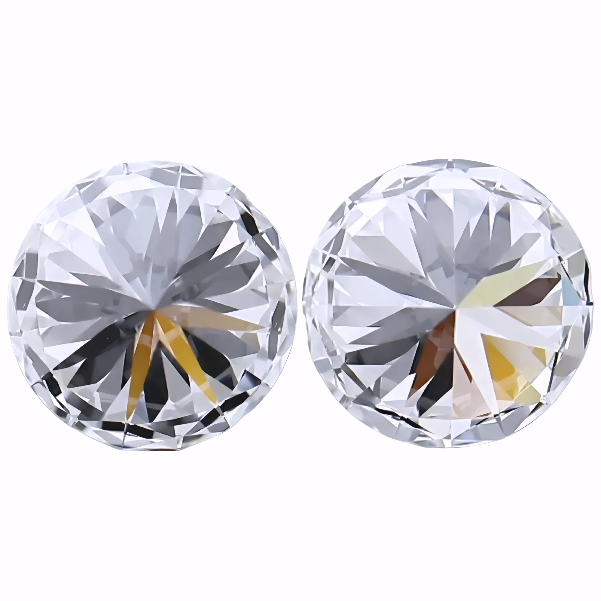 Solitairekart 1+1 Carat E Color, VS1 Clarity Combo  Lab Grown Diamond For Studs