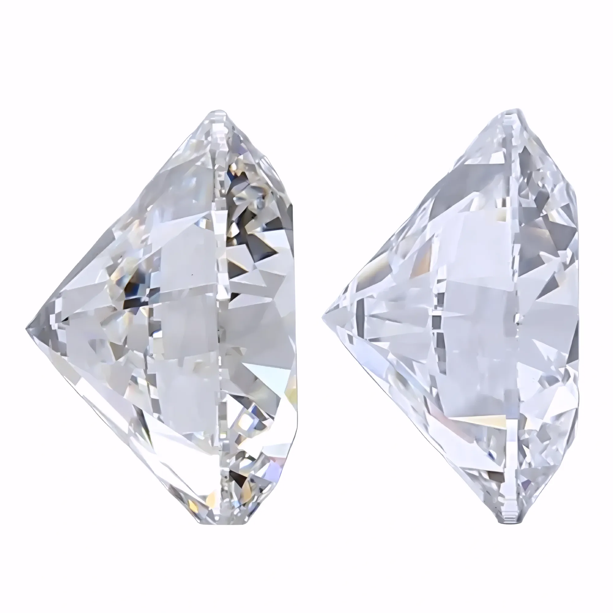 Solitairekart 2+2 Carat E Color, VS1 Clarity Combo Lab Grown Diamond For Studs