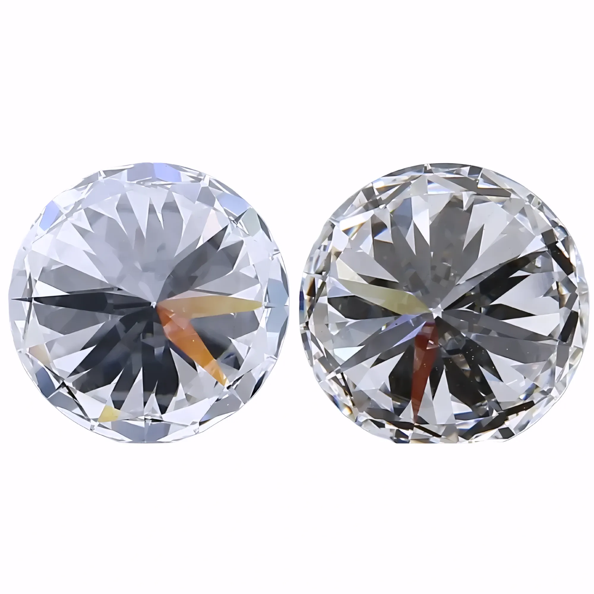 Solitairekart 2+2 Carat E Color, VS1 Clarity Combo Lab Grown Diamond For Studs