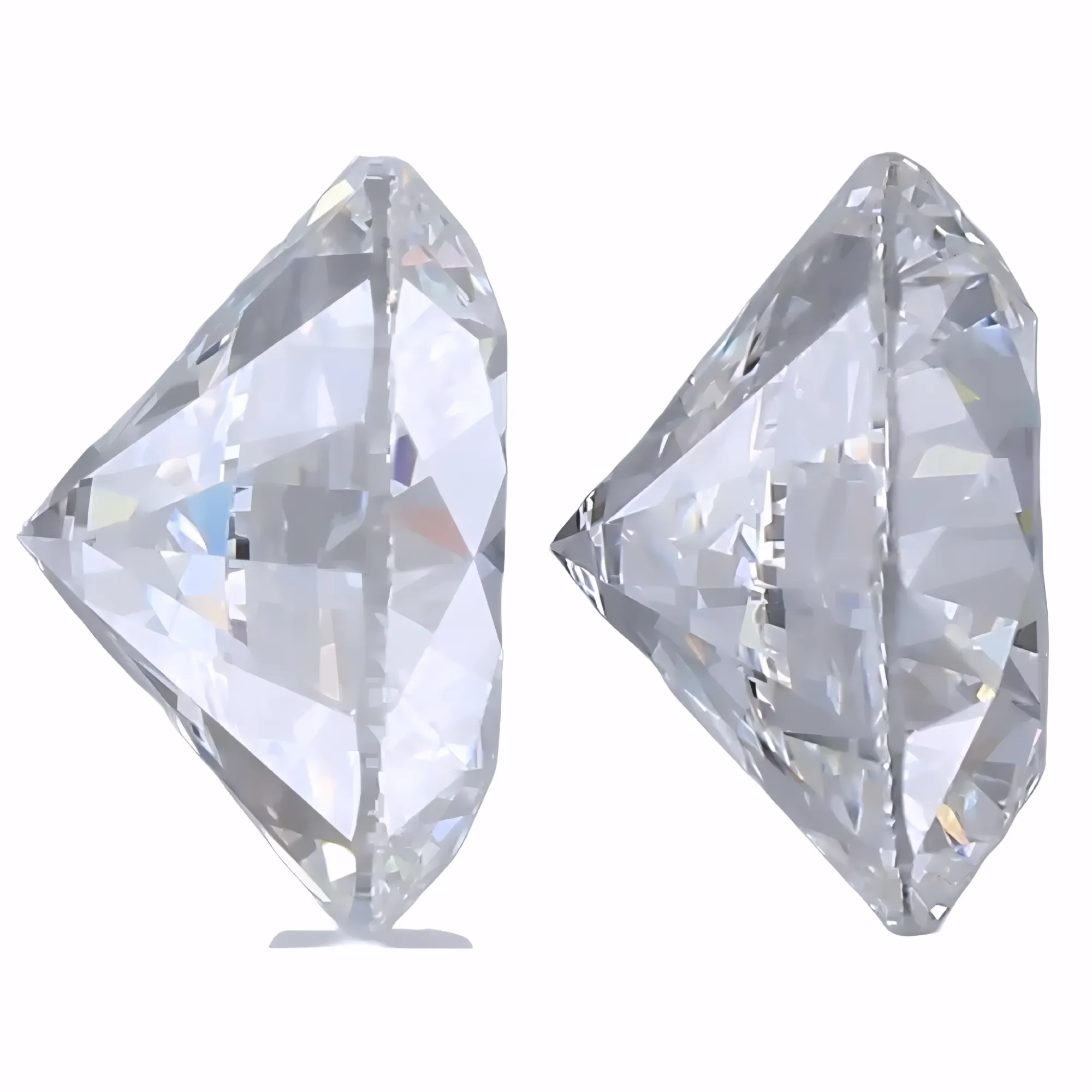 Solitairekart 2+2 Carat E Color, VS1 Clarity Combo Lab Grown Diamond For Studs