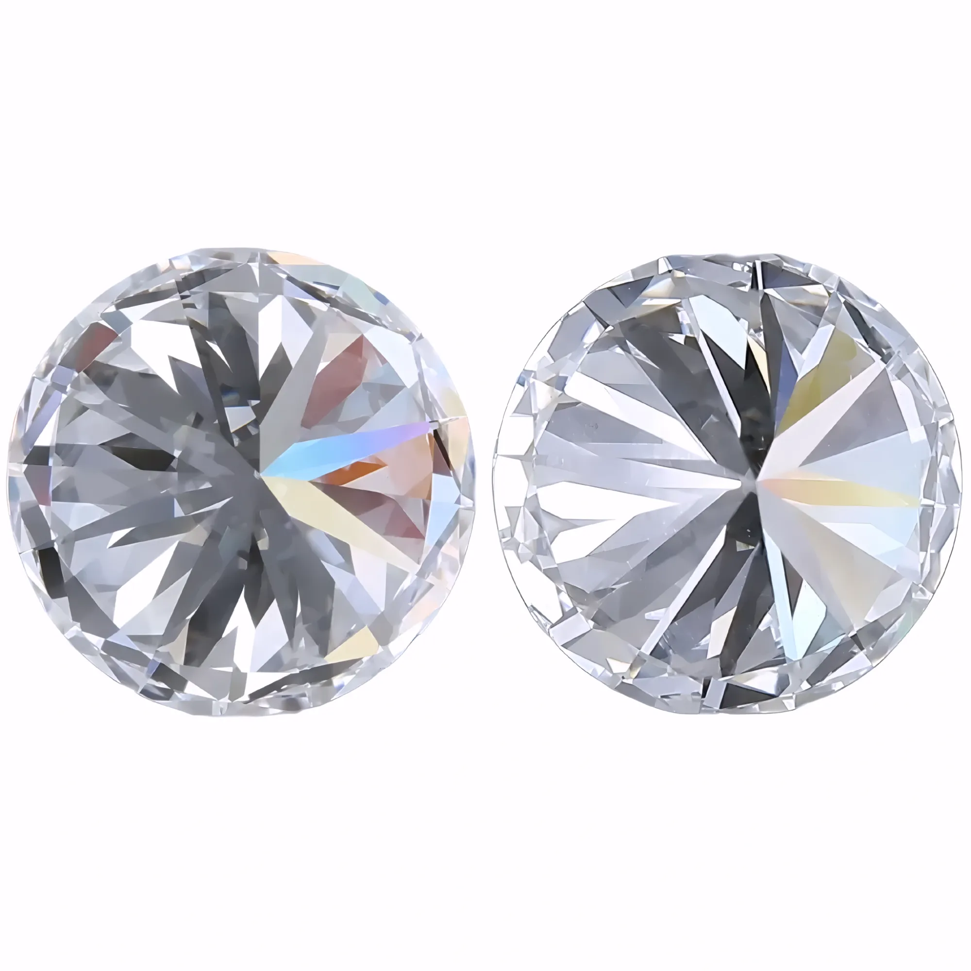Solitairekart 2+2 Carat E Color, VS1 Clarity Combo Lab Grown Diamond For Studs