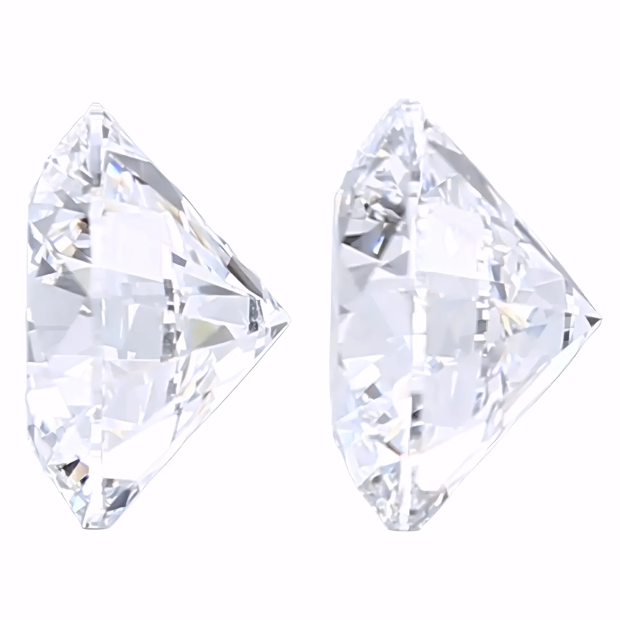 Solitairekart 2+2 Carat D Color, VS1 Clarity Combo Lab Grown Diamond For Studs