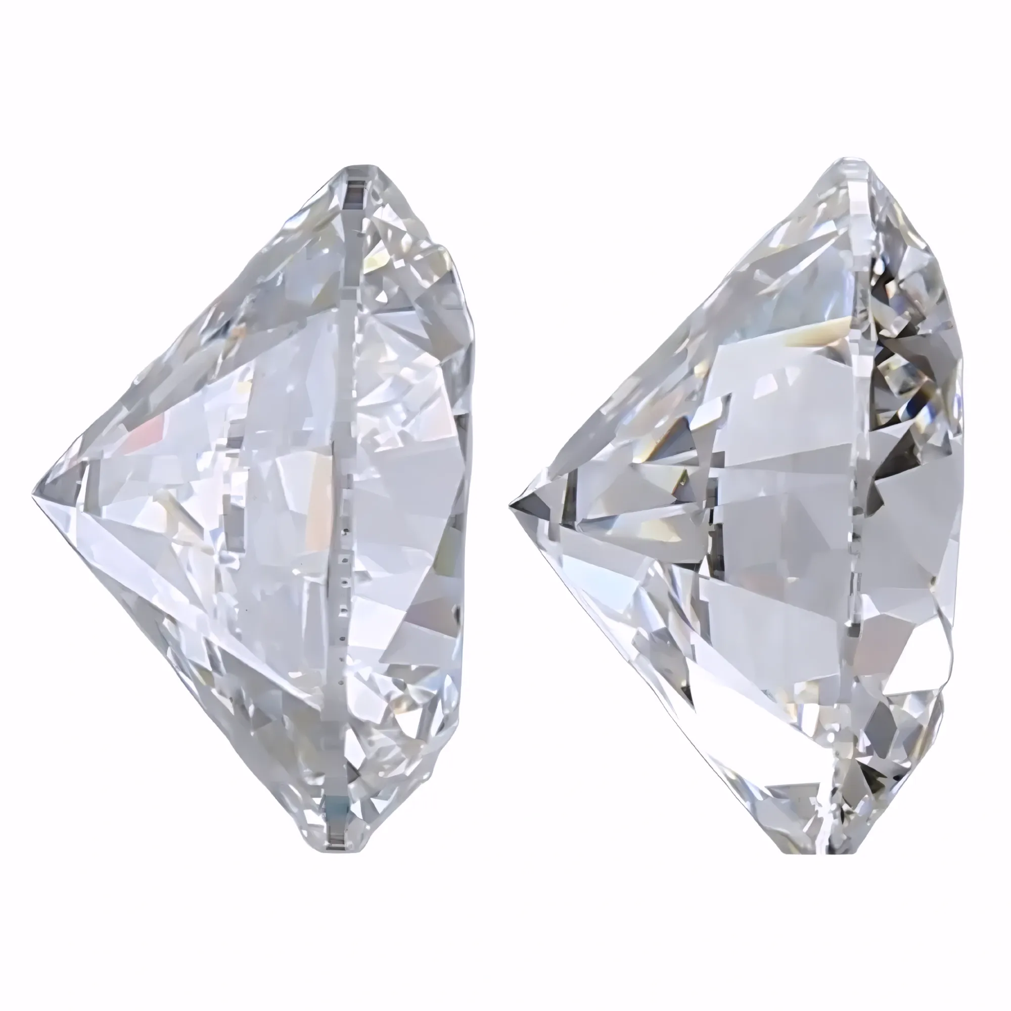 Solitairekart 1+1 Carat F Color, VS1 Clarity Combo Lab Grown Diamond For Studs