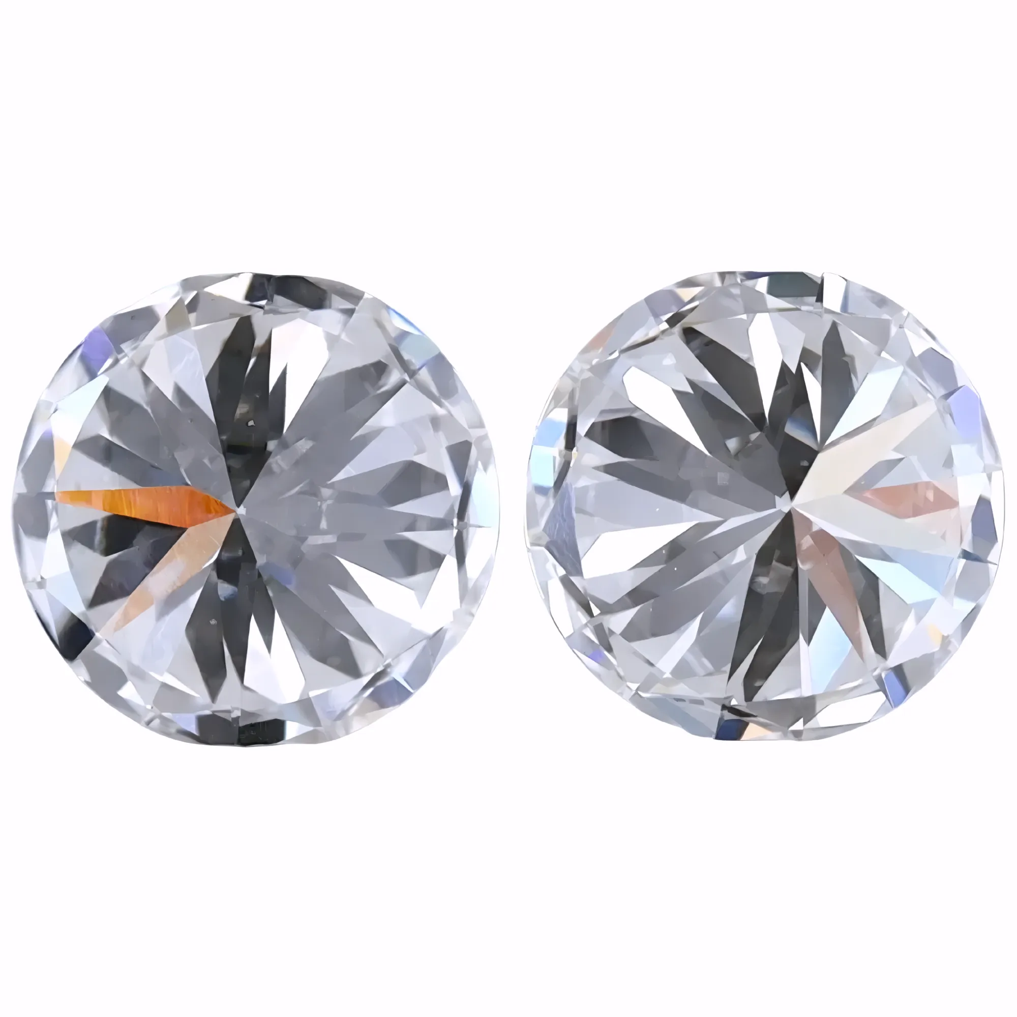 Solitairekart 1+1 Carat F Color, VS1 Clarity Combo Lab Grown Diamond For Studs