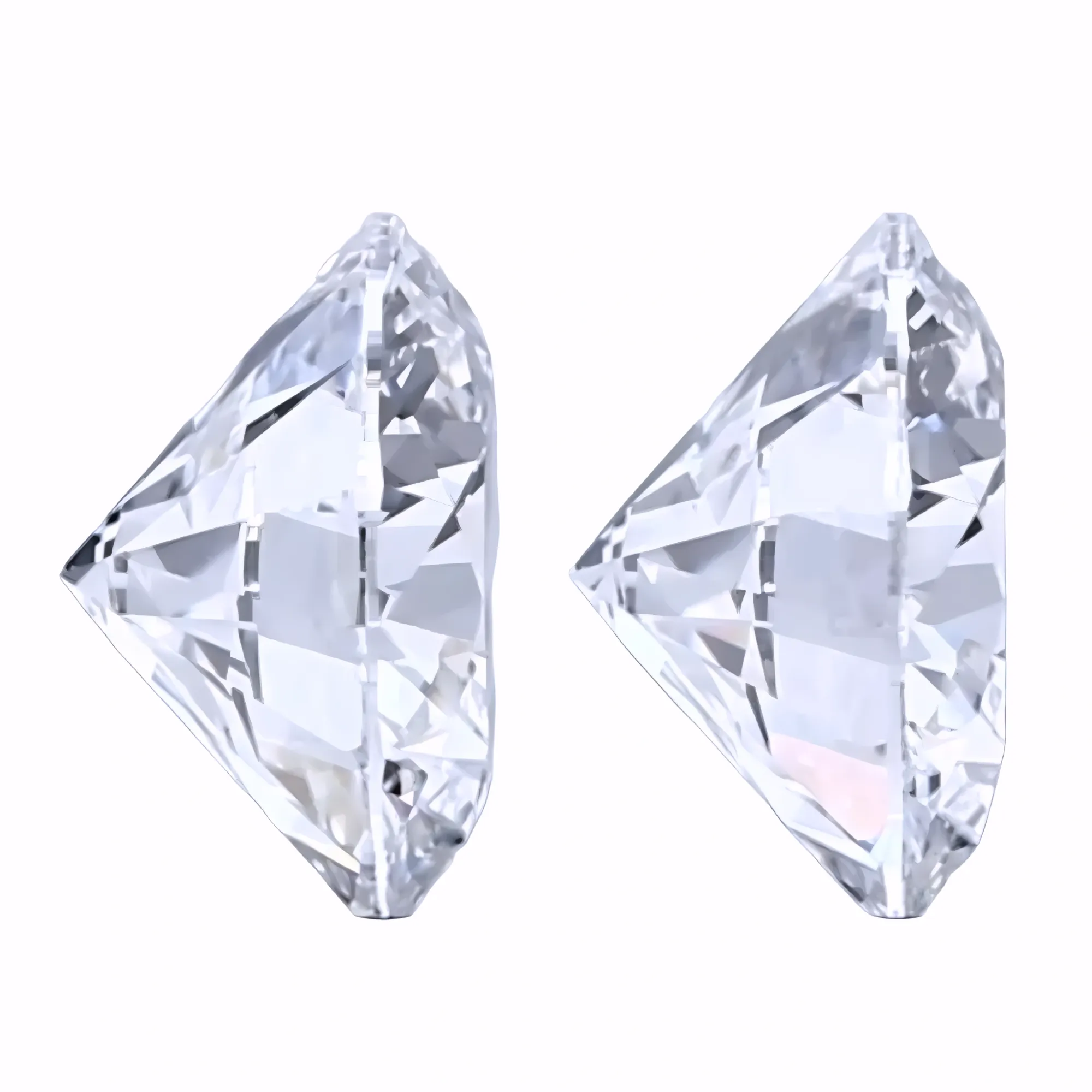 Solitairekart 1+1 Carat F Color, VS1 Clarity Combo Lab Grown Diamond For Studs