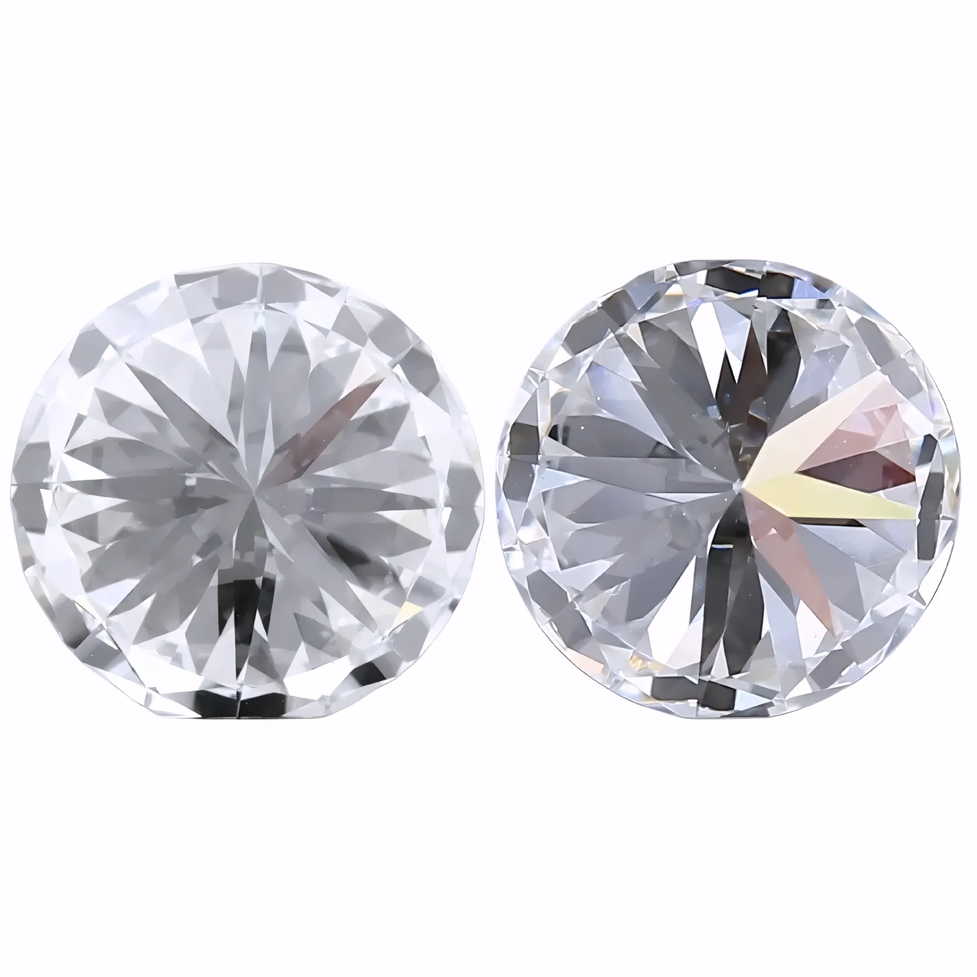 Solitairekart 2+2Carat F Color, VS1 Clarity Combo Lab Grown Diamond For Studs