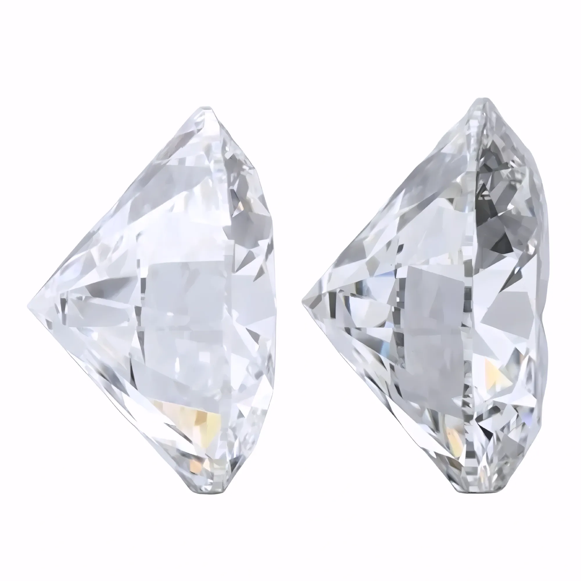 Solitairekart 2+2 Carat E Color, VS1 Clarity Combo Lab Grown Diamond For Studs