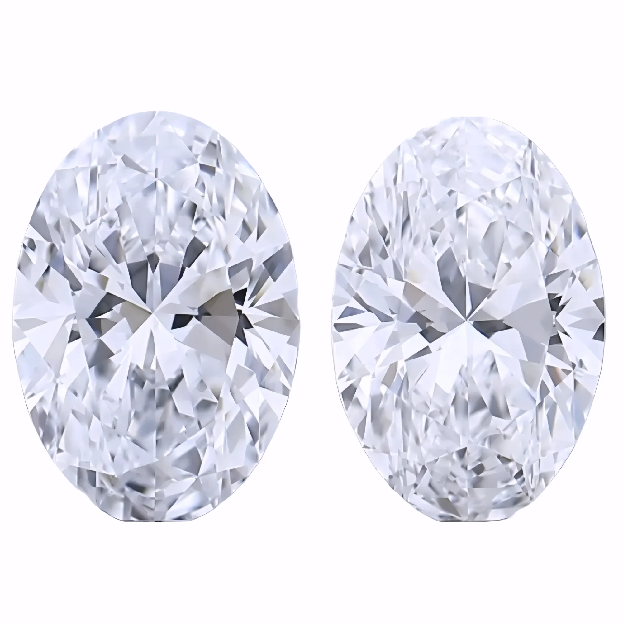 Solitairekart 1+1 Carat D Color, VS1 Clarity Combo Lab Grown Diamond For Studs