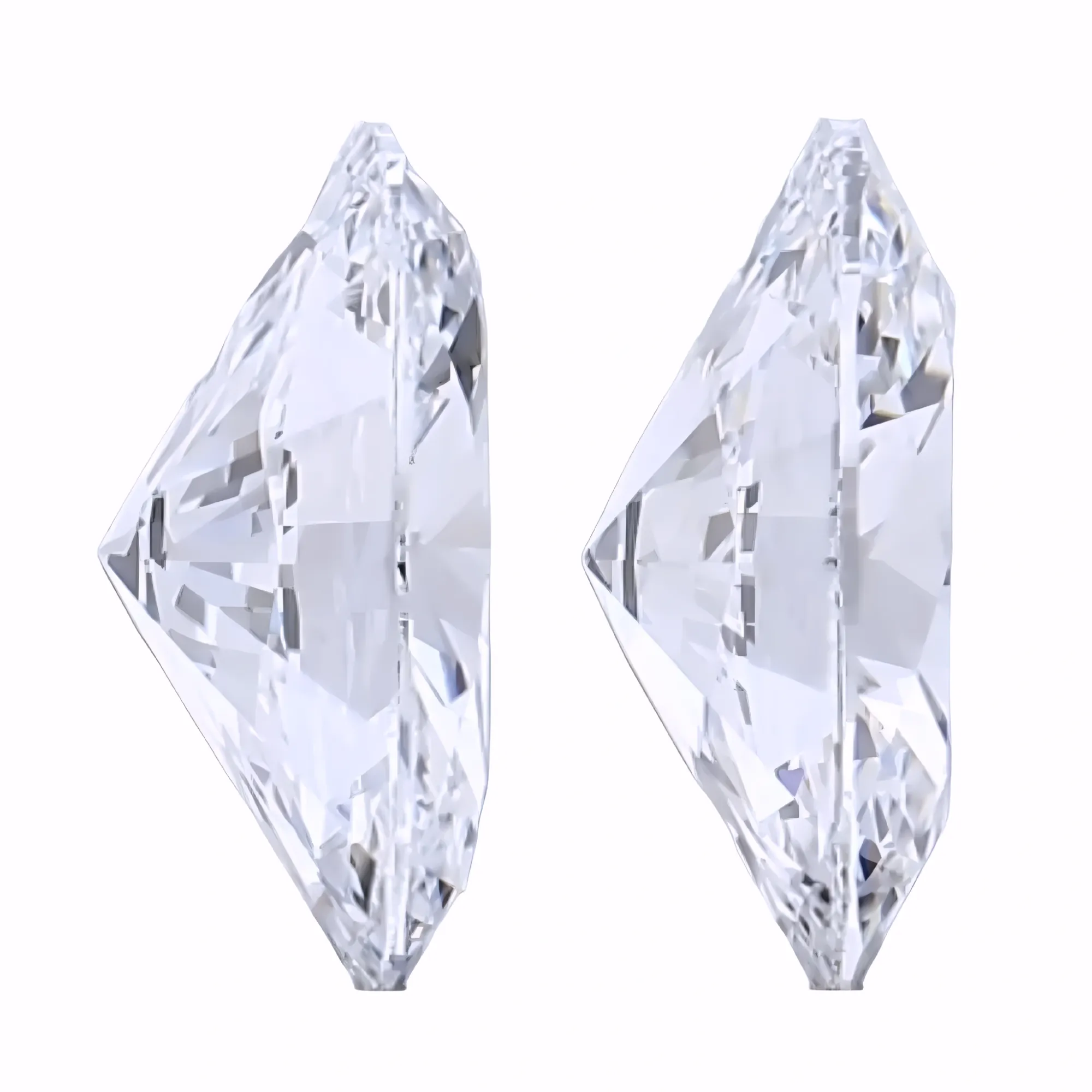 Solitairekart 1+1 Carat D Color, VS1 Clarity Combo Lab Grown Diamond For Studs