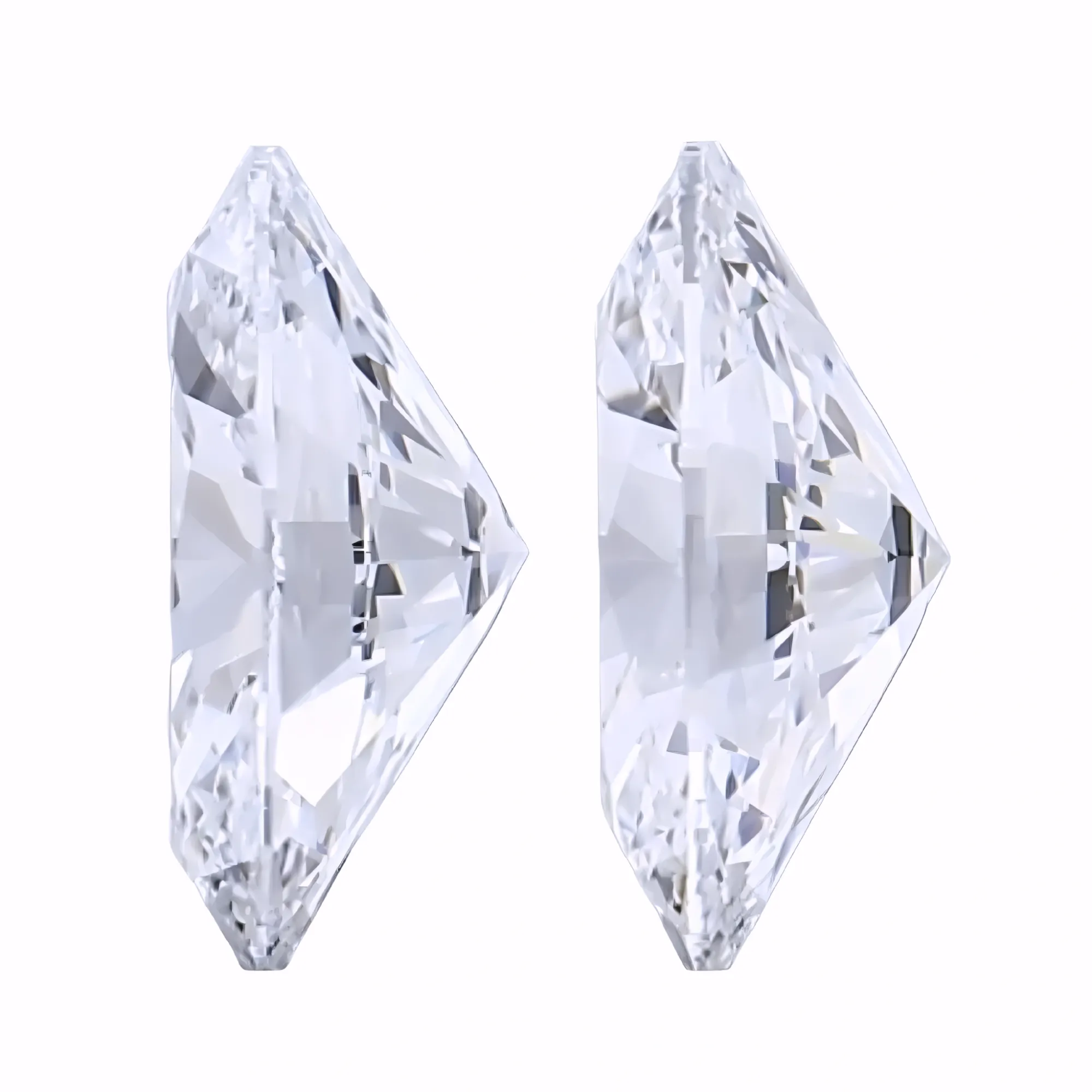 Solitairekart 1+1 Carat D Color, VS1 Clarity Combo Lab Grown Diamond For Studs