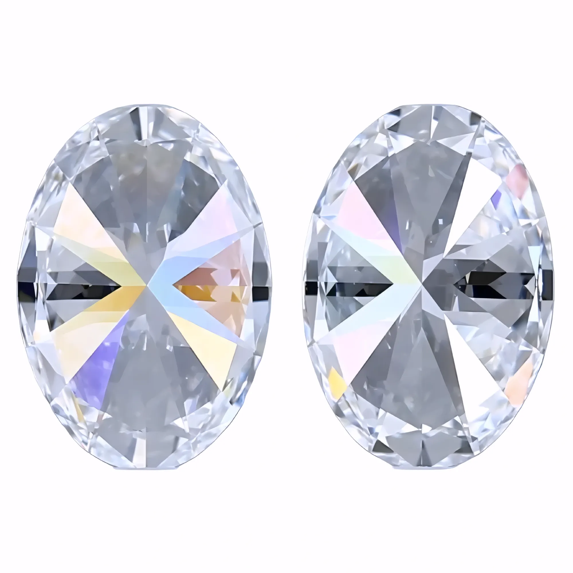 Solitairekart 2+2 Carat D Color, VS1 Clarity Combo Lab Grown Diamond For Studs