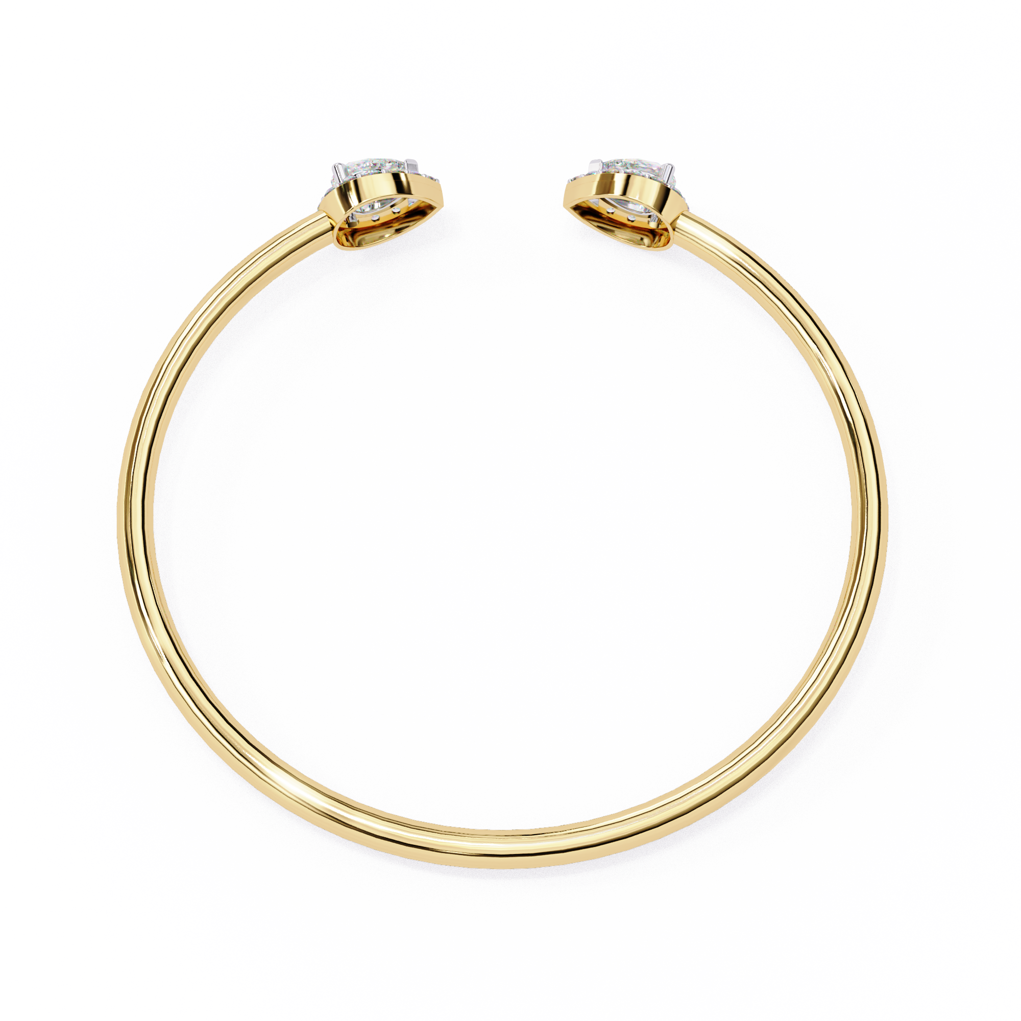 Solitairekart 1.17ct Pear Cut Lab Grown Diamond Bracelet