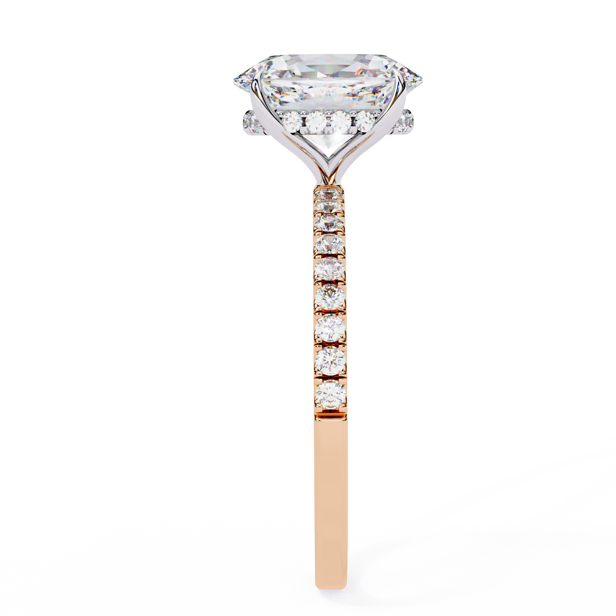 Solitairekart 1.44ct Oval Cut Natural Diamond Ring - H Color, VS1 Clarity