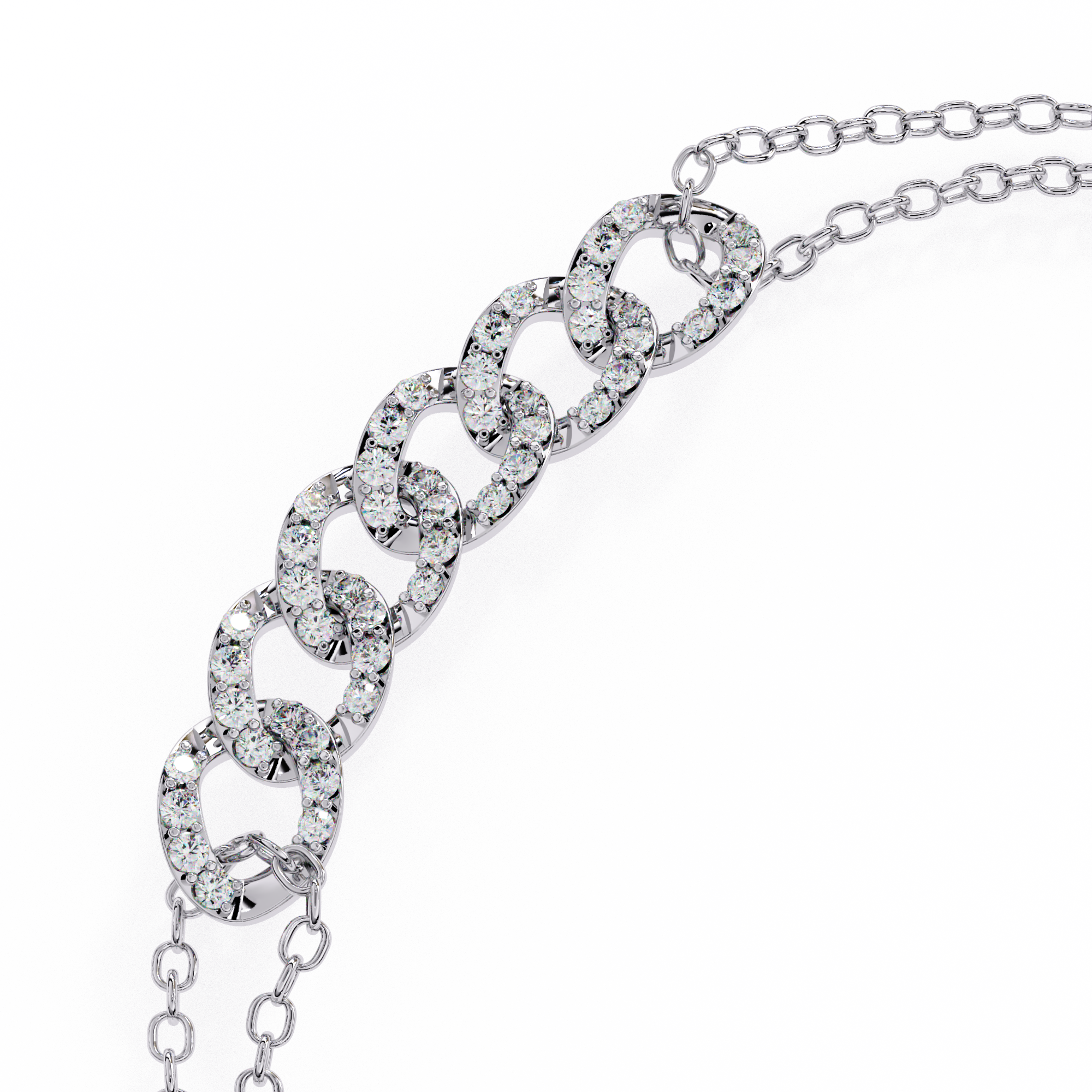 Solitairekart 0.29ct Round Cut Lab Grown Diamond Bracelet