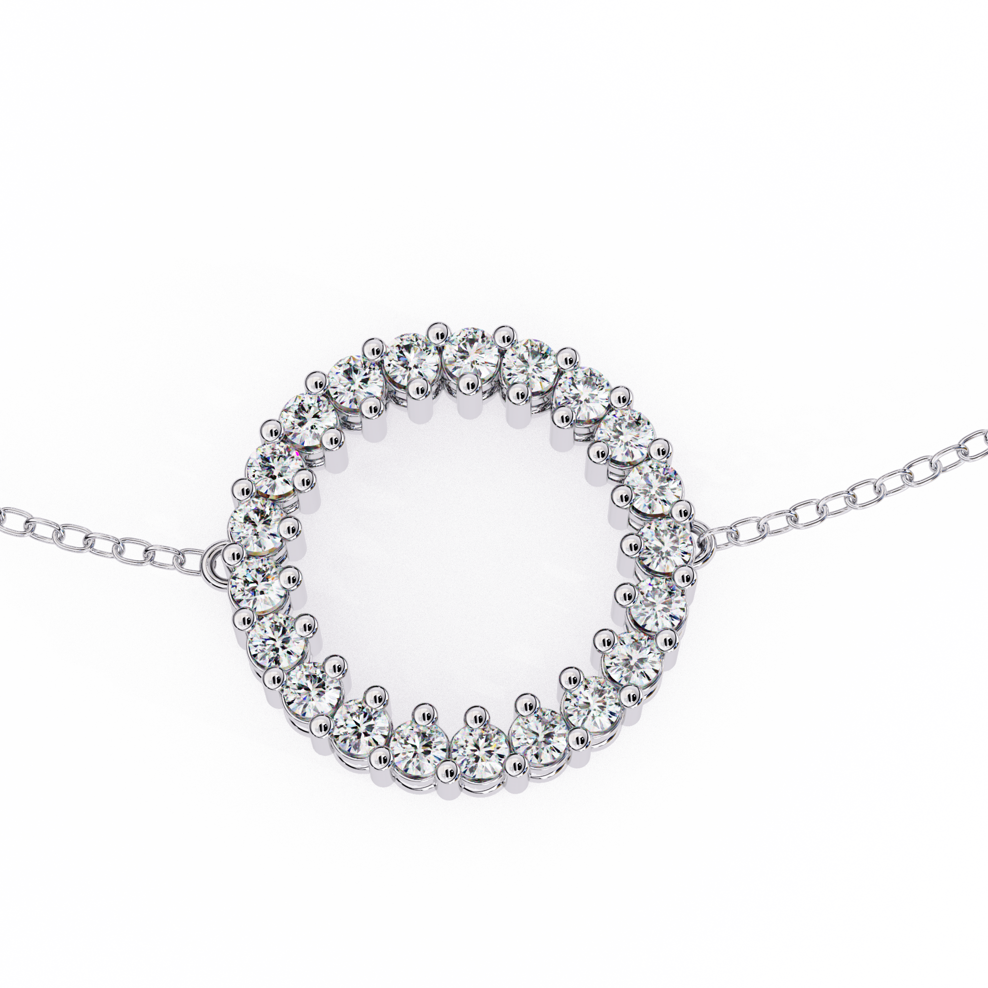 Solitairekart 0.15ct Round Cut Lab Grown Diamond Bracelet