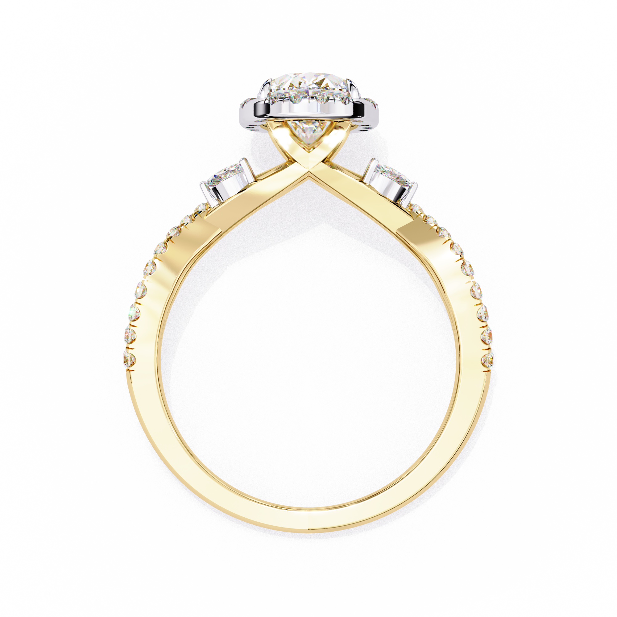1.00 Carat Lab Grown Diamond Multi-Shape Engagement Ring