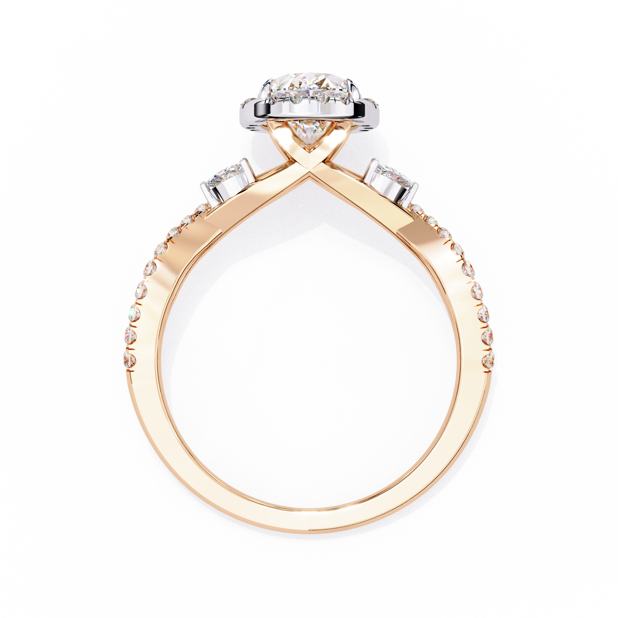 1.00 Carat Lab Grown Diamond Multi-Shape Engagement Ring
