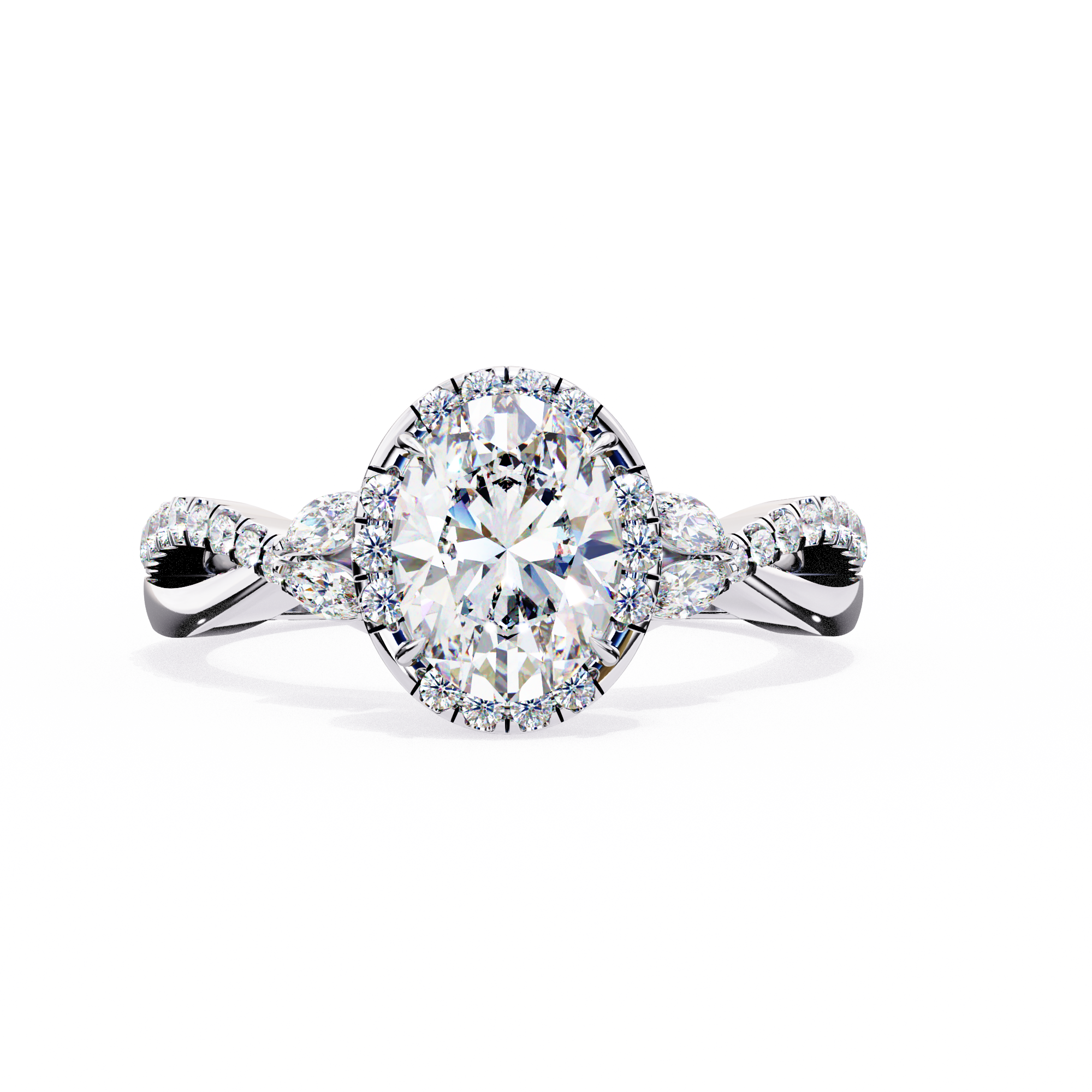 1.00 Carat Lab Grown Diamond Multi-Shape Engagement Ring