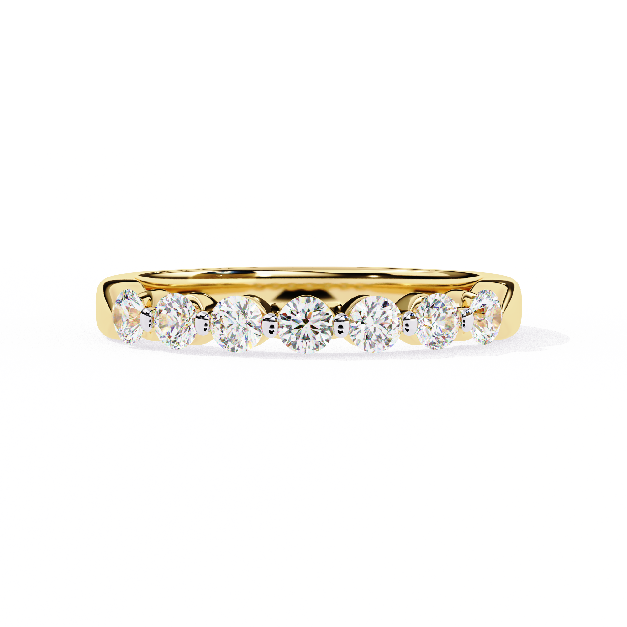 Solitairekart 0.52ct Natural Diamond Timeless Radiance Band - HI Color, VS-SI Clarity