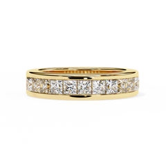 Solitairekart 1.07ct Natural Diamond Regal Princess Band - IJ Color, VS Clarity