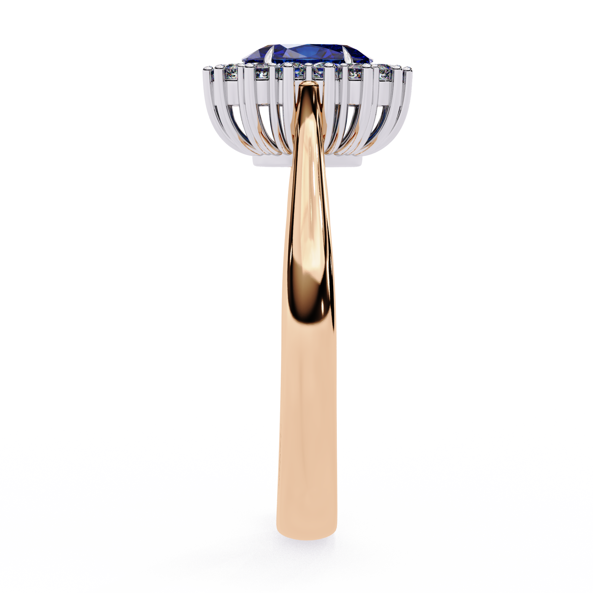 Solitairekart 0.18ct Round Cut Natural Diamond Ring - HI Color, VS-SI Clarity