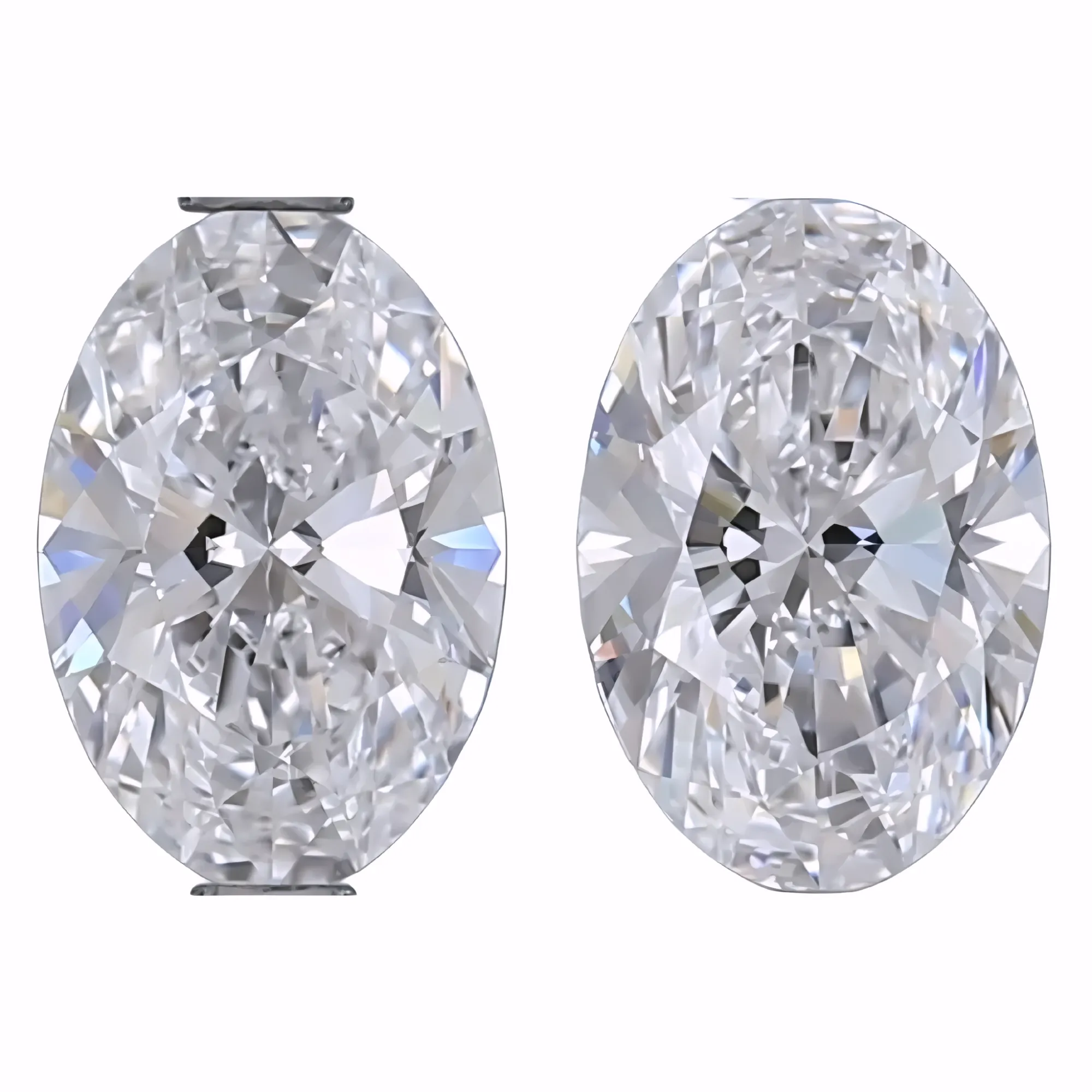 Solitairekart 1+1 Carat D Color, VS1 Clarity Combo Lab Grown Diamond For Studs