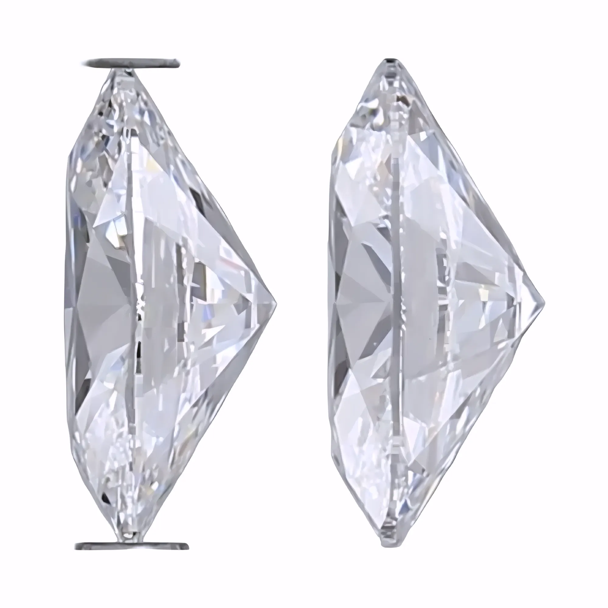 Solitairekart 1+1 Carat D Color, VS1 Clarity Combo Lab Grown Diamond For Studs