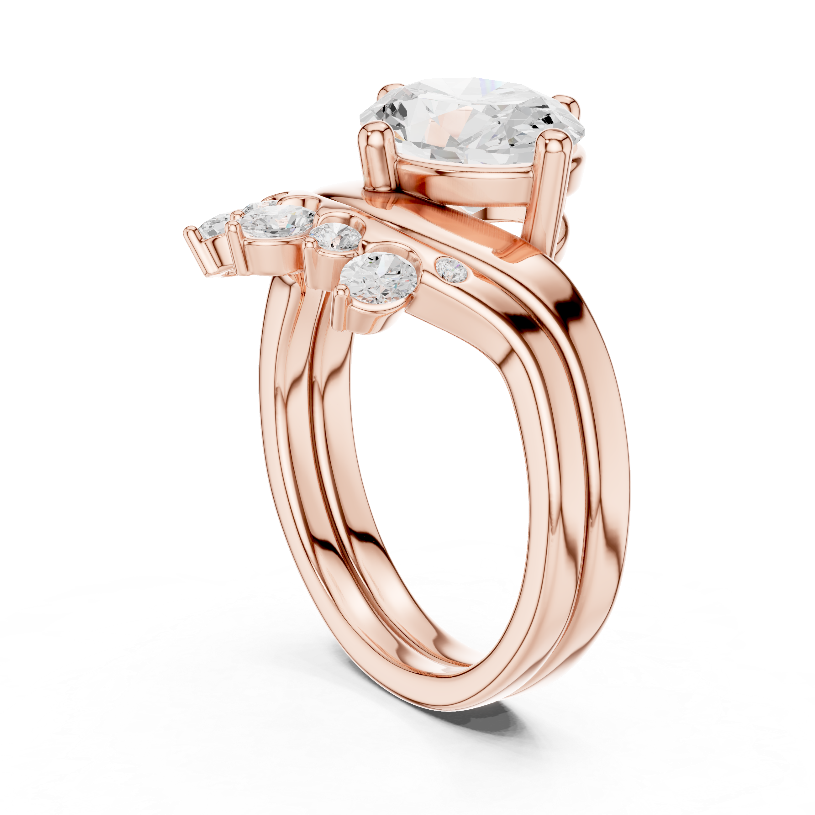 Timeless Elegance 2.83ct Natural Diamond  Wedding Ring – J Color VS1 Clarity