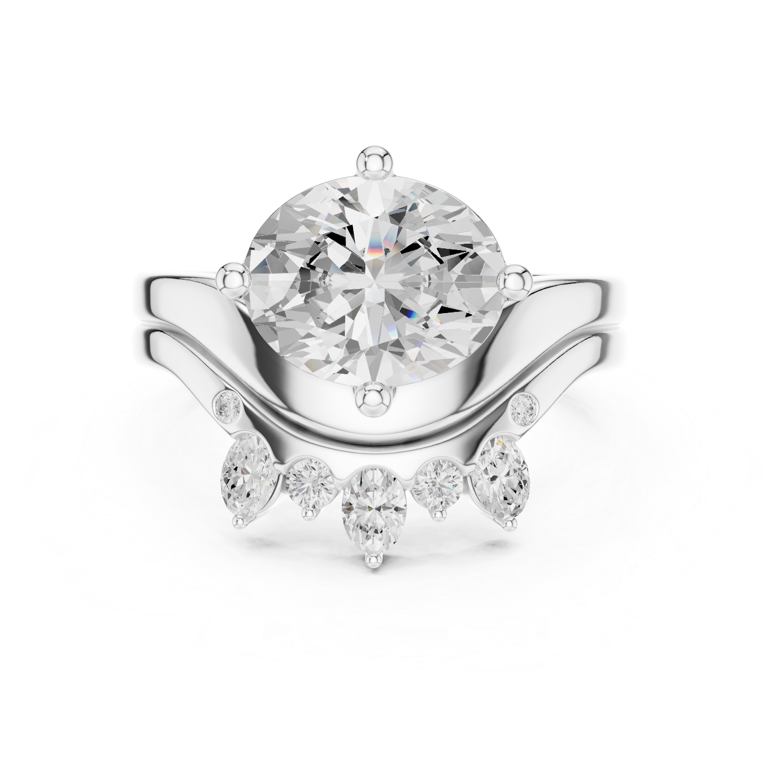 Timeless Elegance 2.83ct Natural Diamond  Wedding Ring – J Color VS1 Clarity