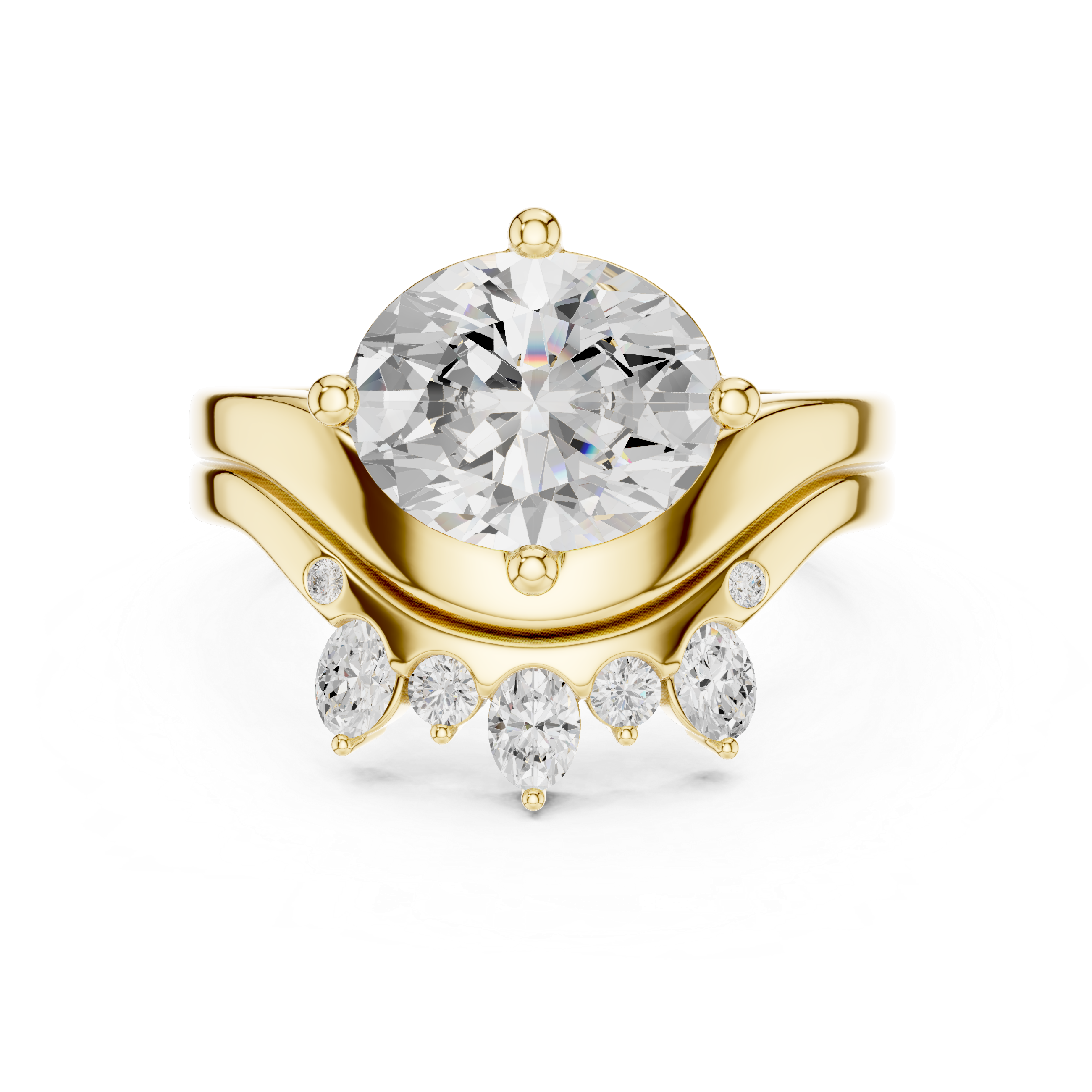 Timeless Elegance 2.83ct Natural Diamond  Wedding Ring – J Color VS1 Clarity