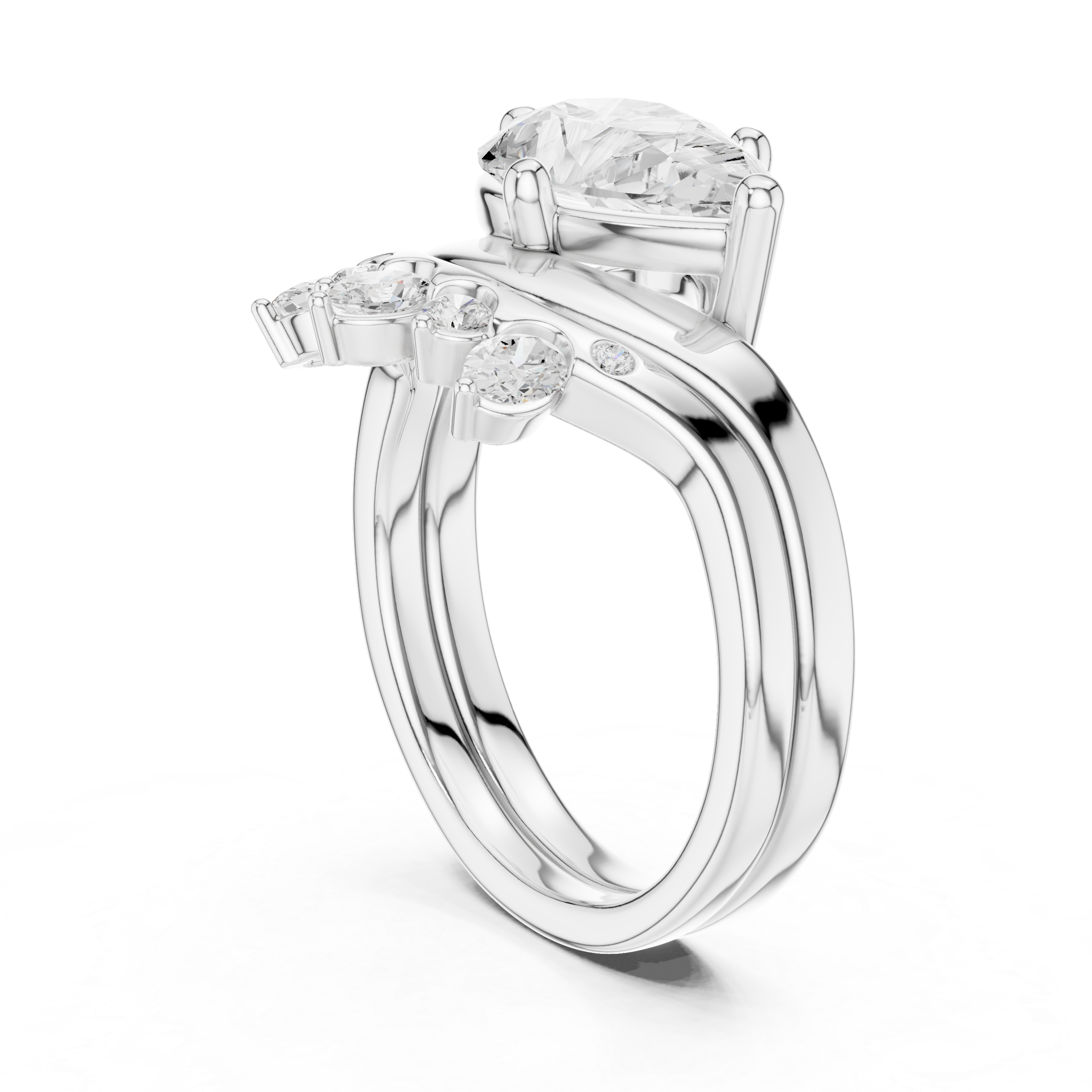 Crowned Love 2.83 Ct Natural Diamond Ring – I/SI1