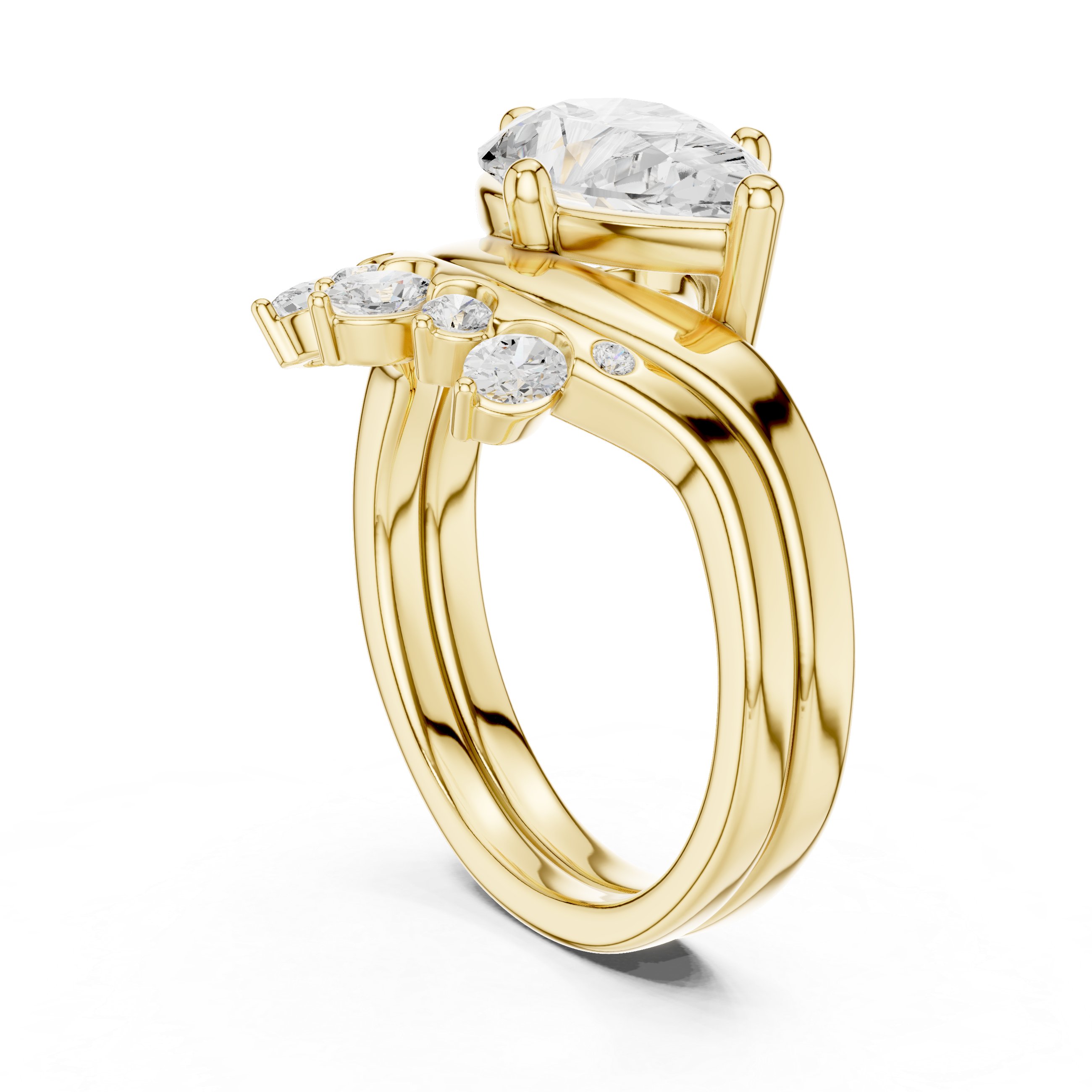 Crowned Love 2.83 Ct Natural Diamond Ring – I/SI1