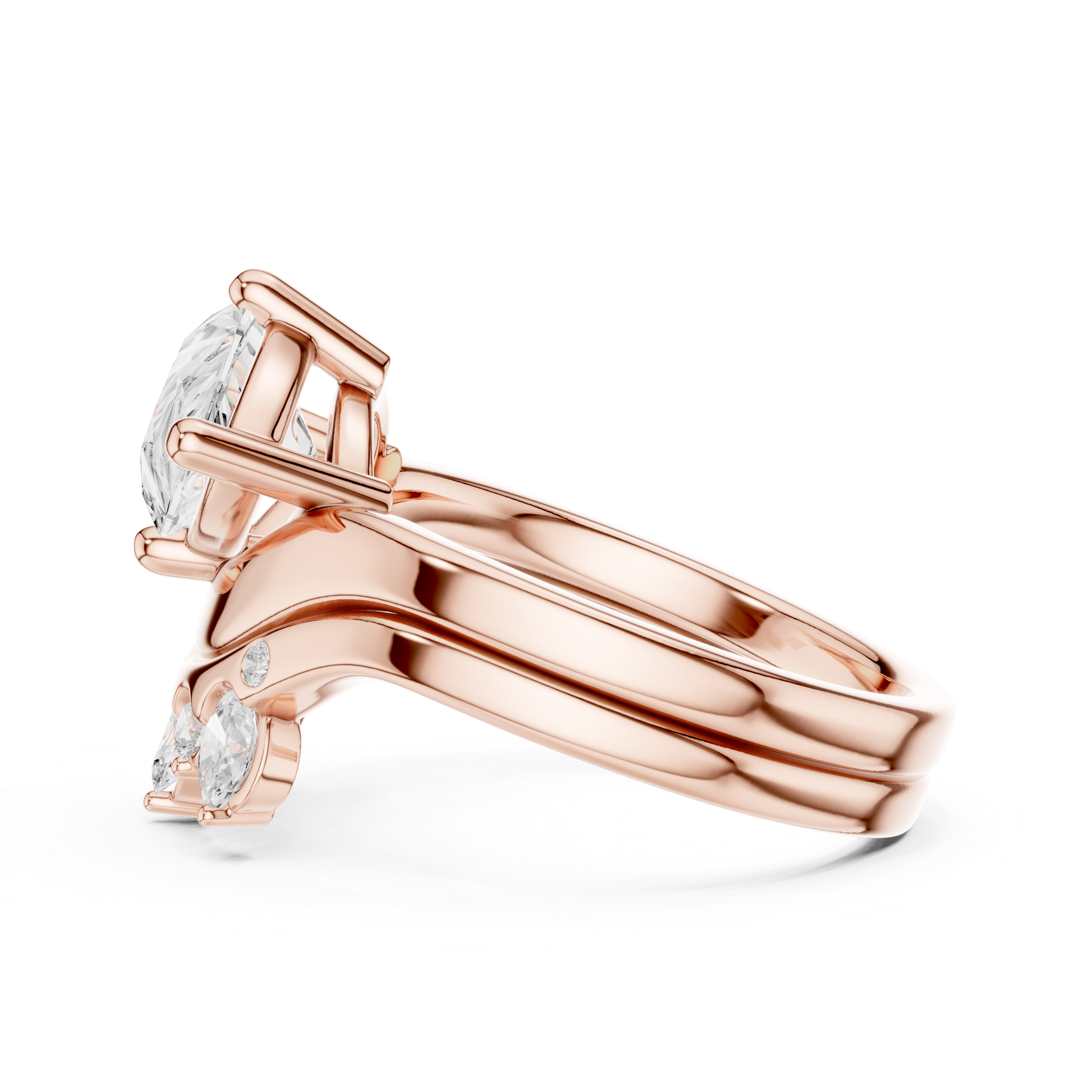 Crowned Love 2.83 Ct Natural Diamond Ring – I/SI1