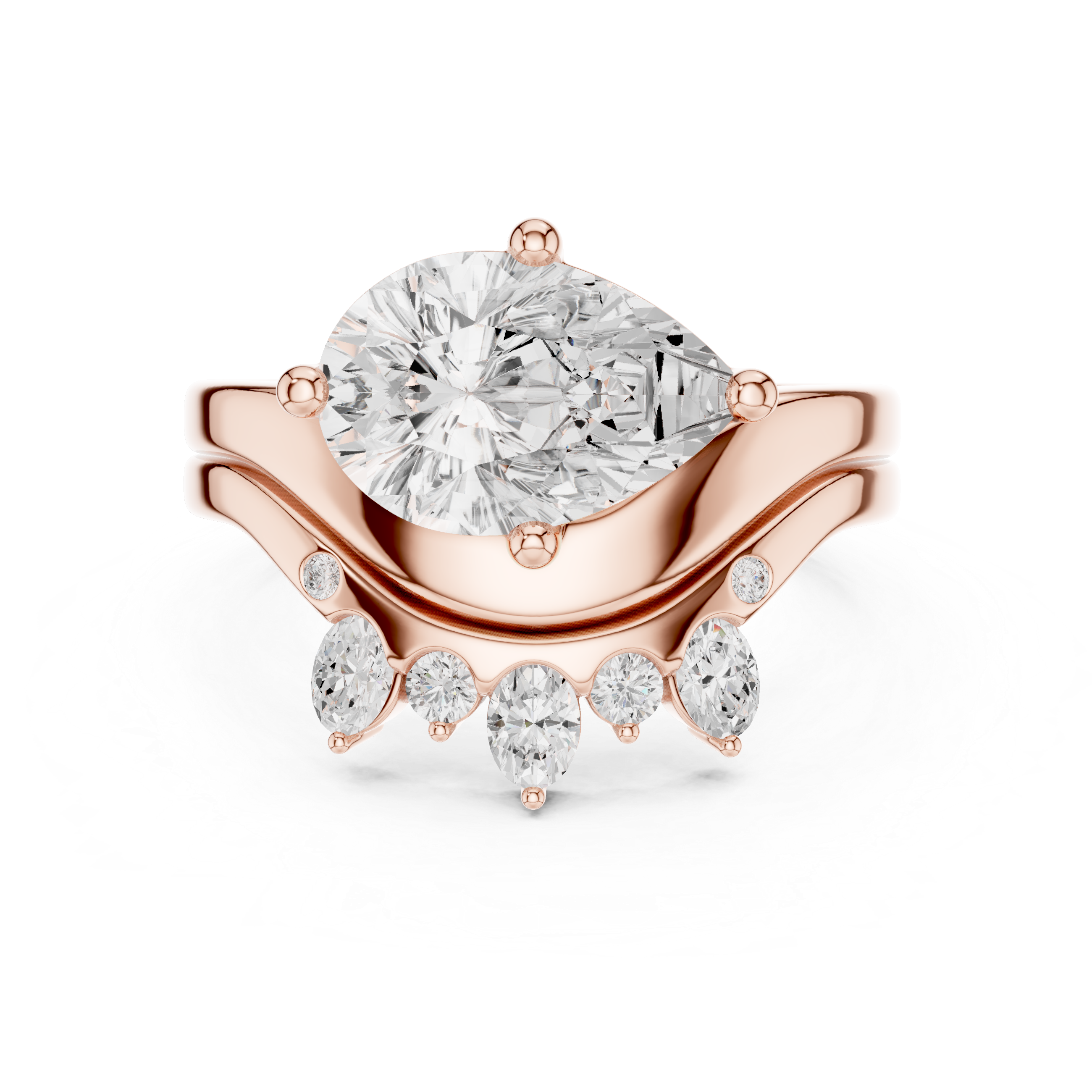 Crowned Love 2.83 Ct Natural Diamond Ring – I/SI1