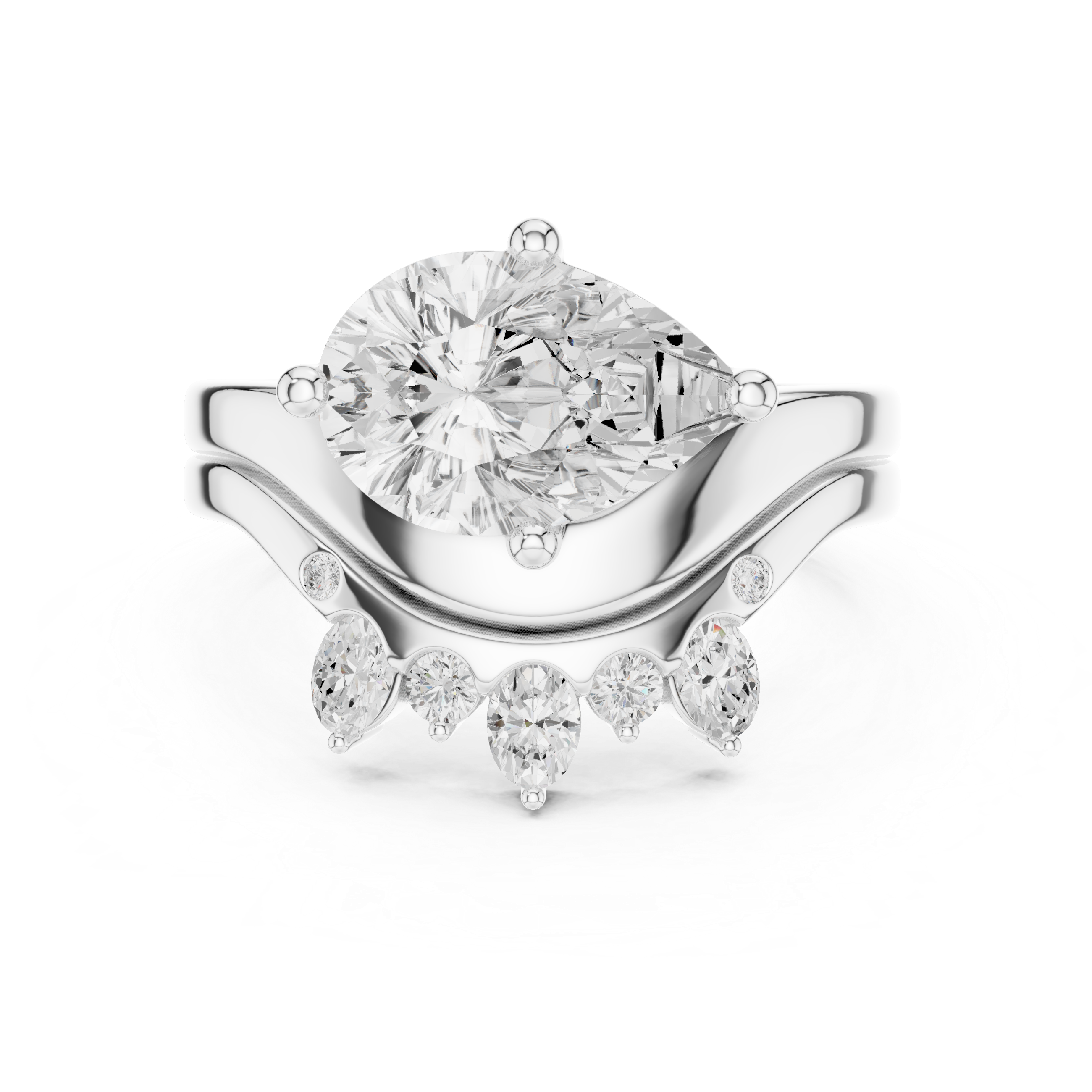 Crowned Love 2.83 Ct Natural Diamond Ring – I/SI1