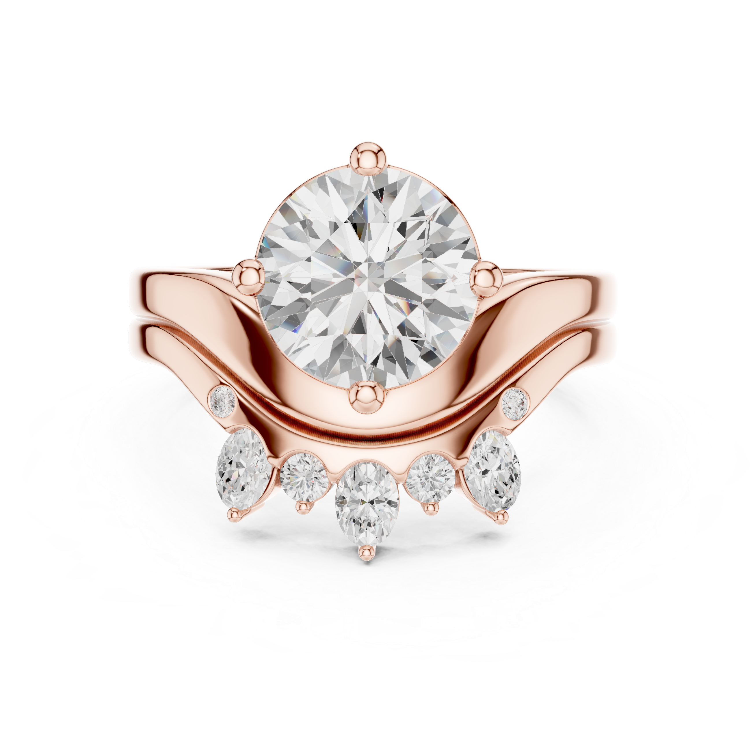 2.83 Ct Natural Diamond Engagement Ring H VS1