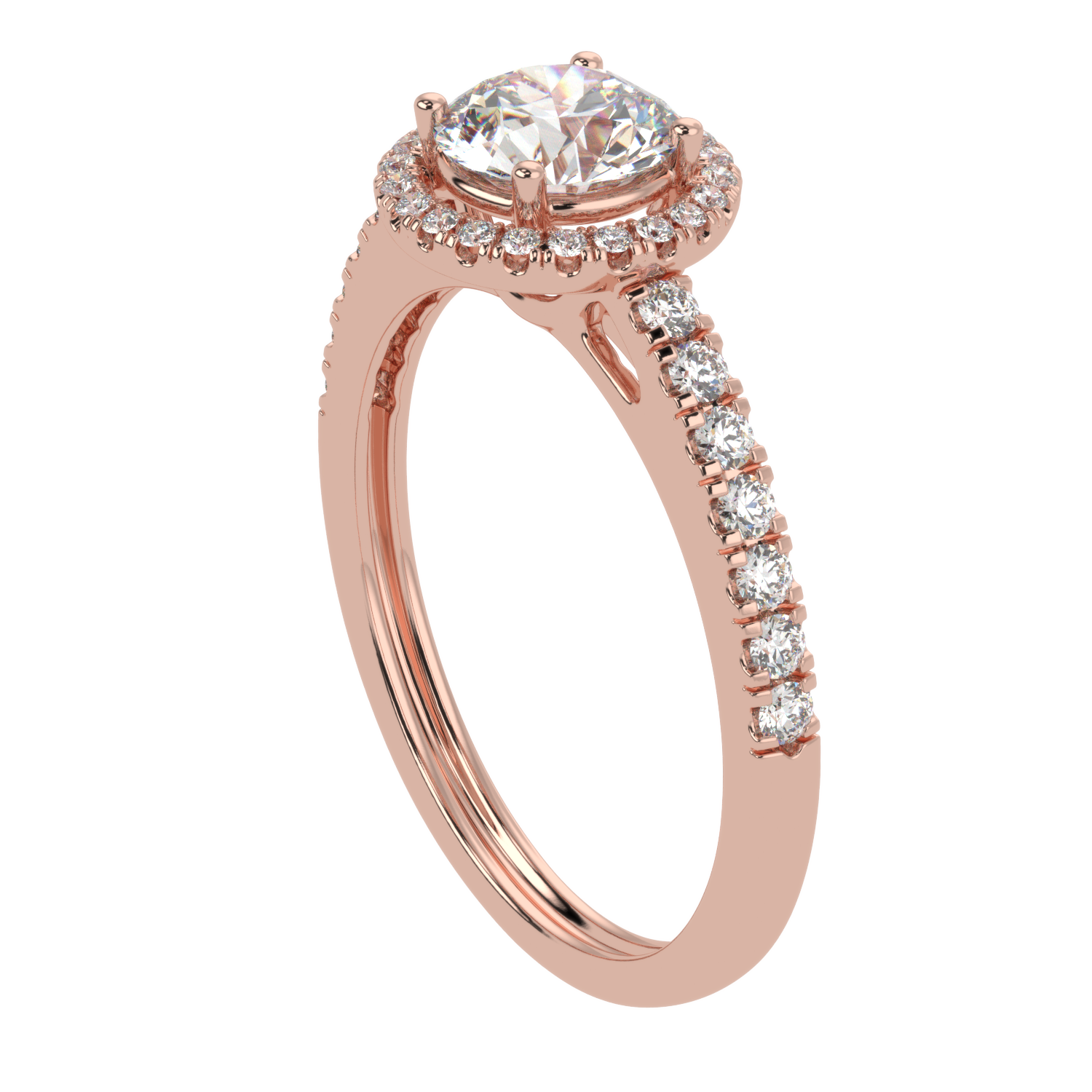 Buy Natural Diamond Studded Ring at Solitairekart