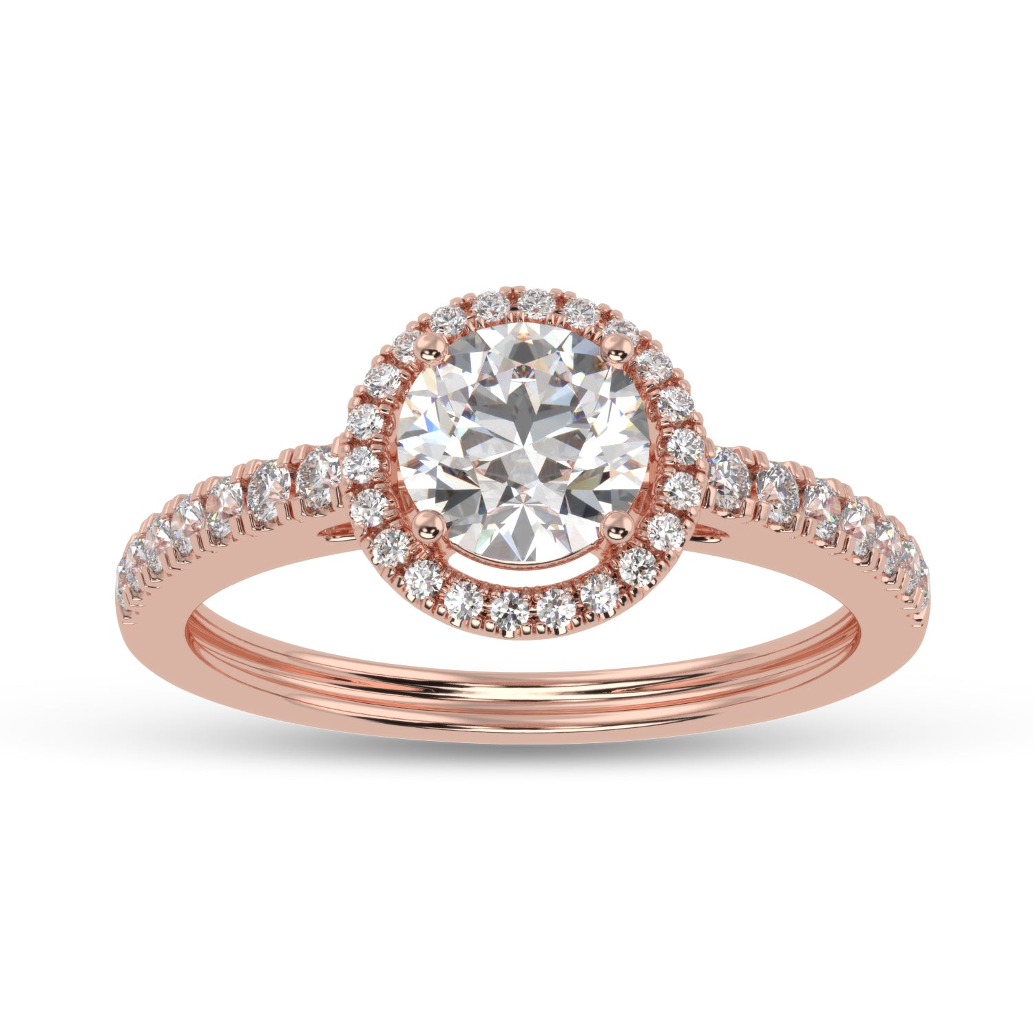 Buy Natural Diamond Studded Ring at Solitairekart