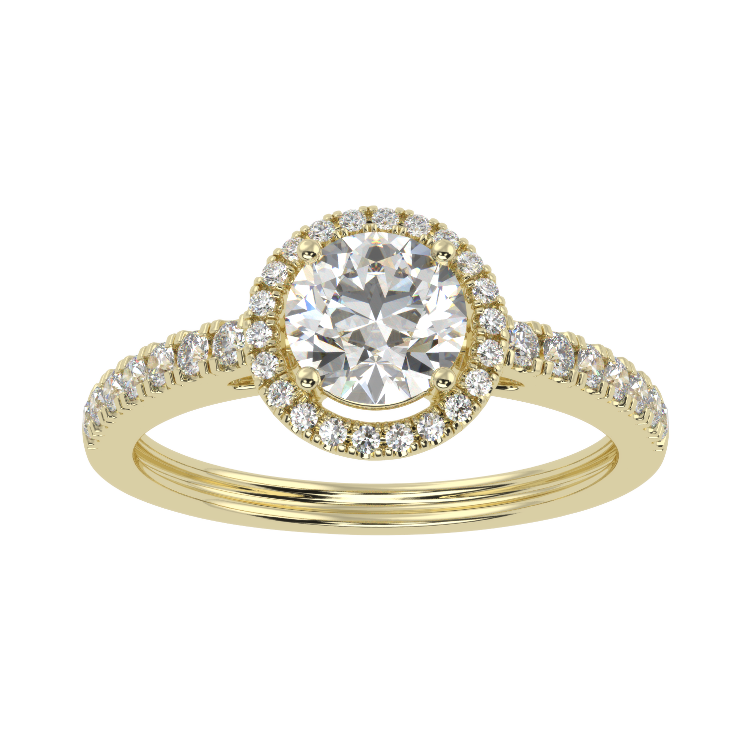 Buy Natural Diamond Studded Ring at Solitairekart