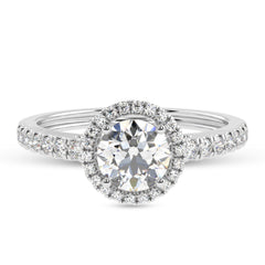 0.97 Carat H Color VS1 Clarity Diamond Studded Natural Diamond Ring