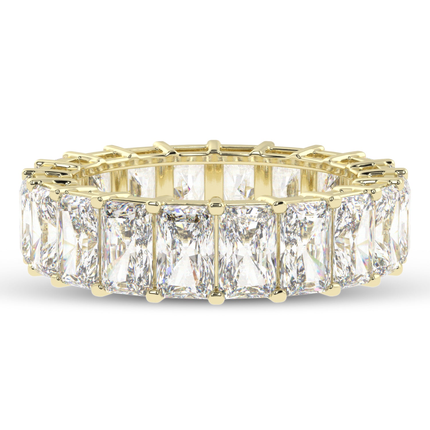 Buy 7.82Ct Eternity Natural Diamond Ring | Solitairekart