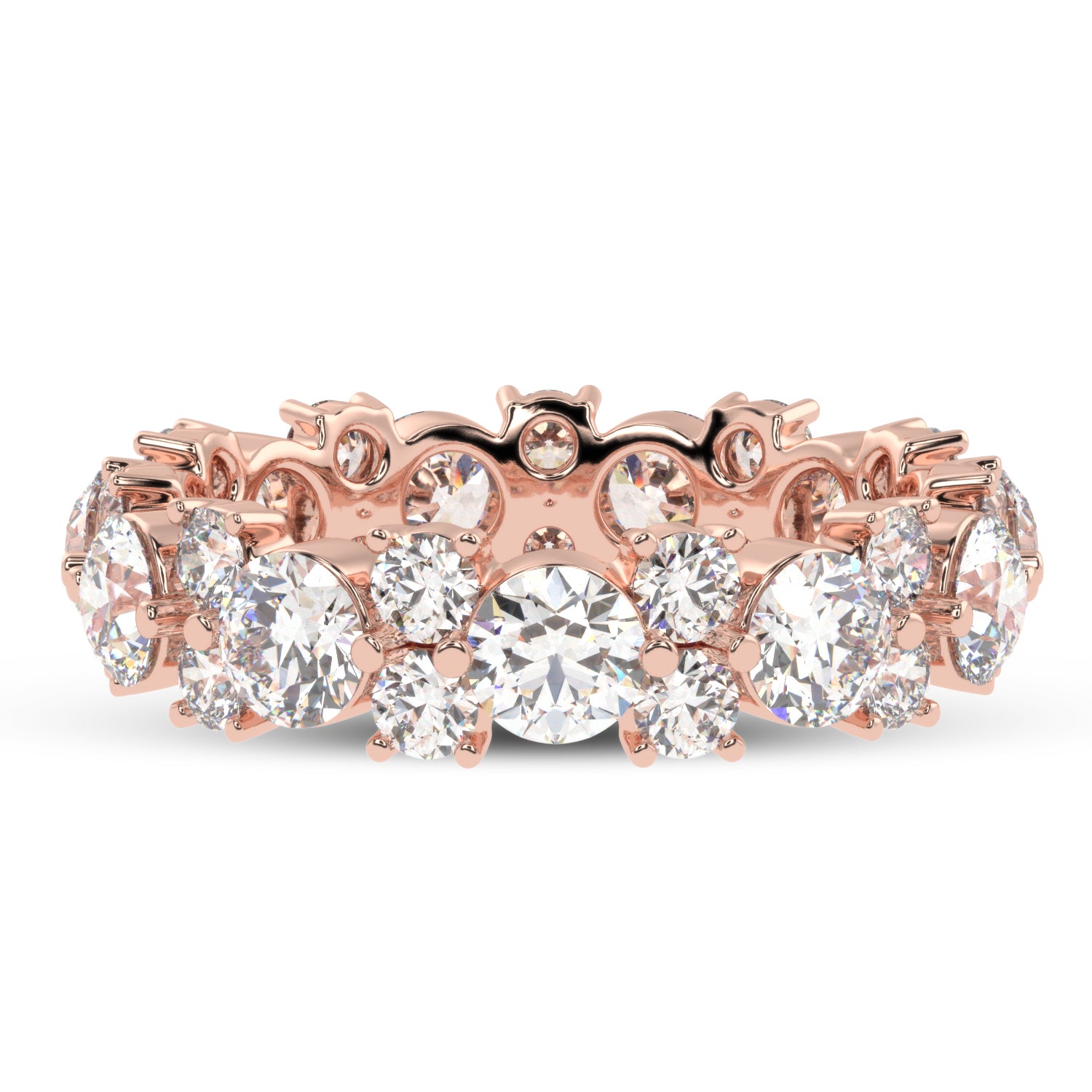 Buy 3.9Ct Pave Natural Diamond Band | Solitairekart