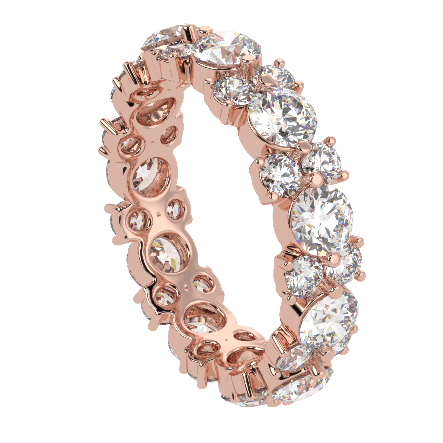 Buy 3.9Ct Pave Natural Diamond Band | Solitairekart