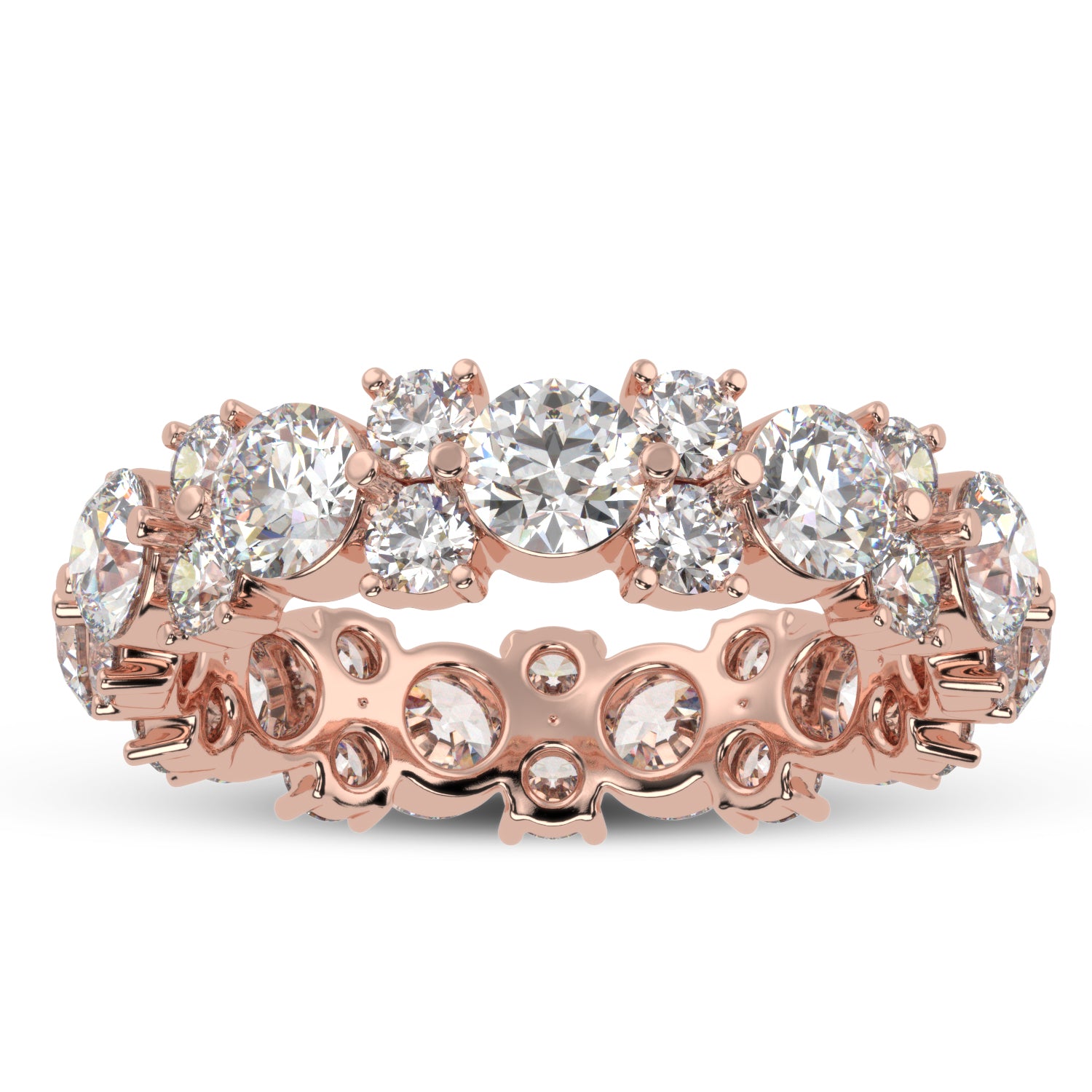 Buy 3.9Ct Pave Natural Diamond Band | Solitairekart