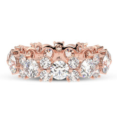 3.90 Carat GH Color VS Clarity Diamond Studded Natural Diamond Ring
