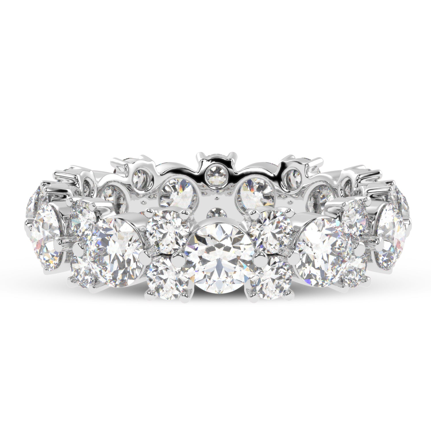 Buy 3.9Ct Pave Natural Diamond Band | Solitairekart