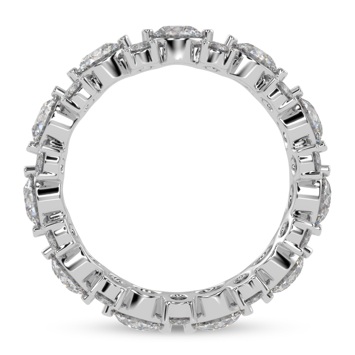 Buy 3.9Ct Pave Natural Diamond Band | Solitairekart