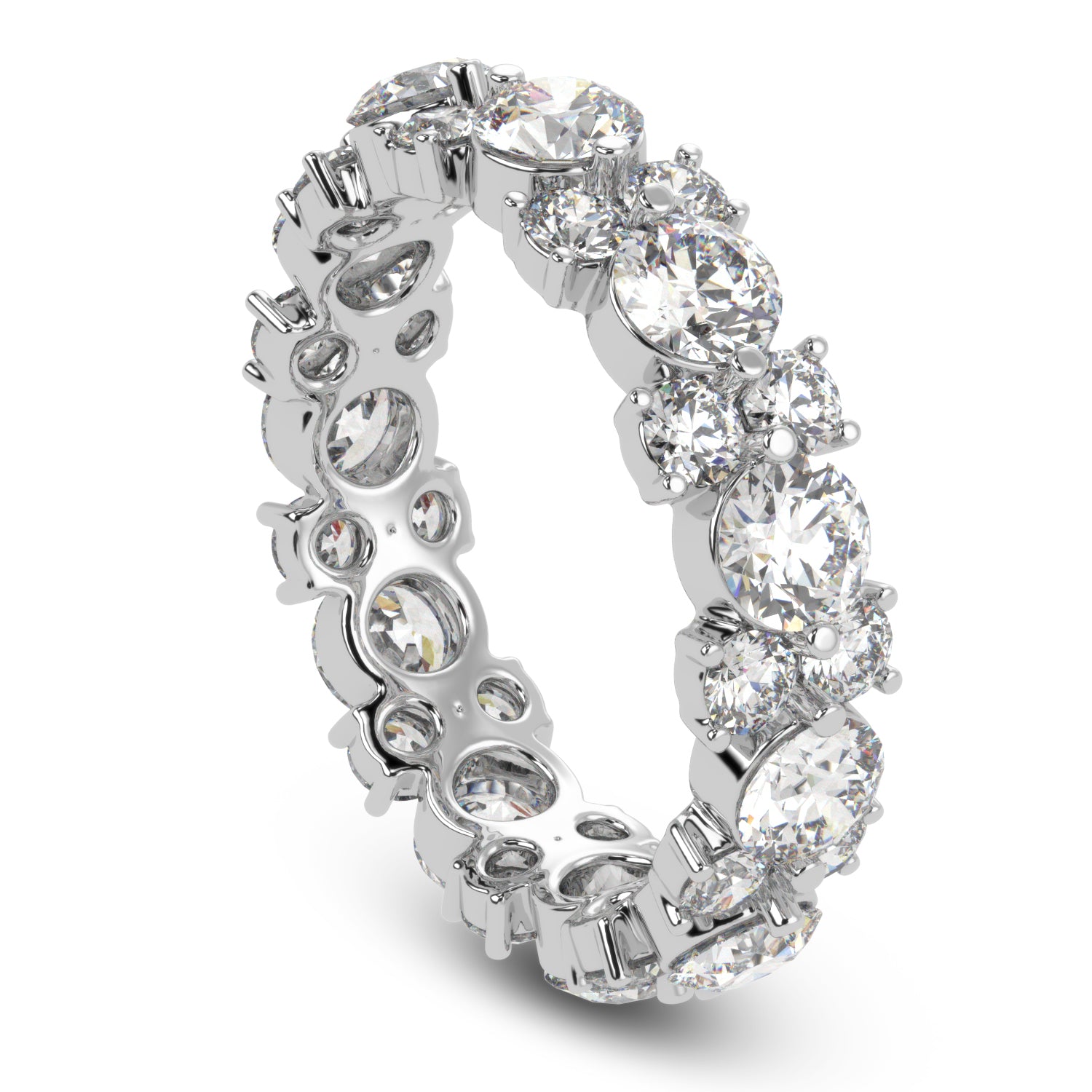 Buy 3.9Ct Pave Natural Diamond Band | Solitairekart